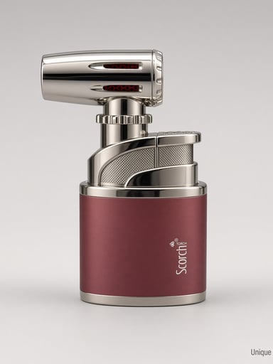 Preview pic of Scorch Torch 61880 | 180° Adjustable Table Torch | Burgundy | New | Ships Empty