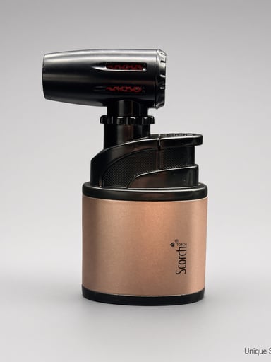 Preview pic of Scorch Torch 61880 | 180° Adjustable Table Torch | Rose Gold | New | Ships Empty