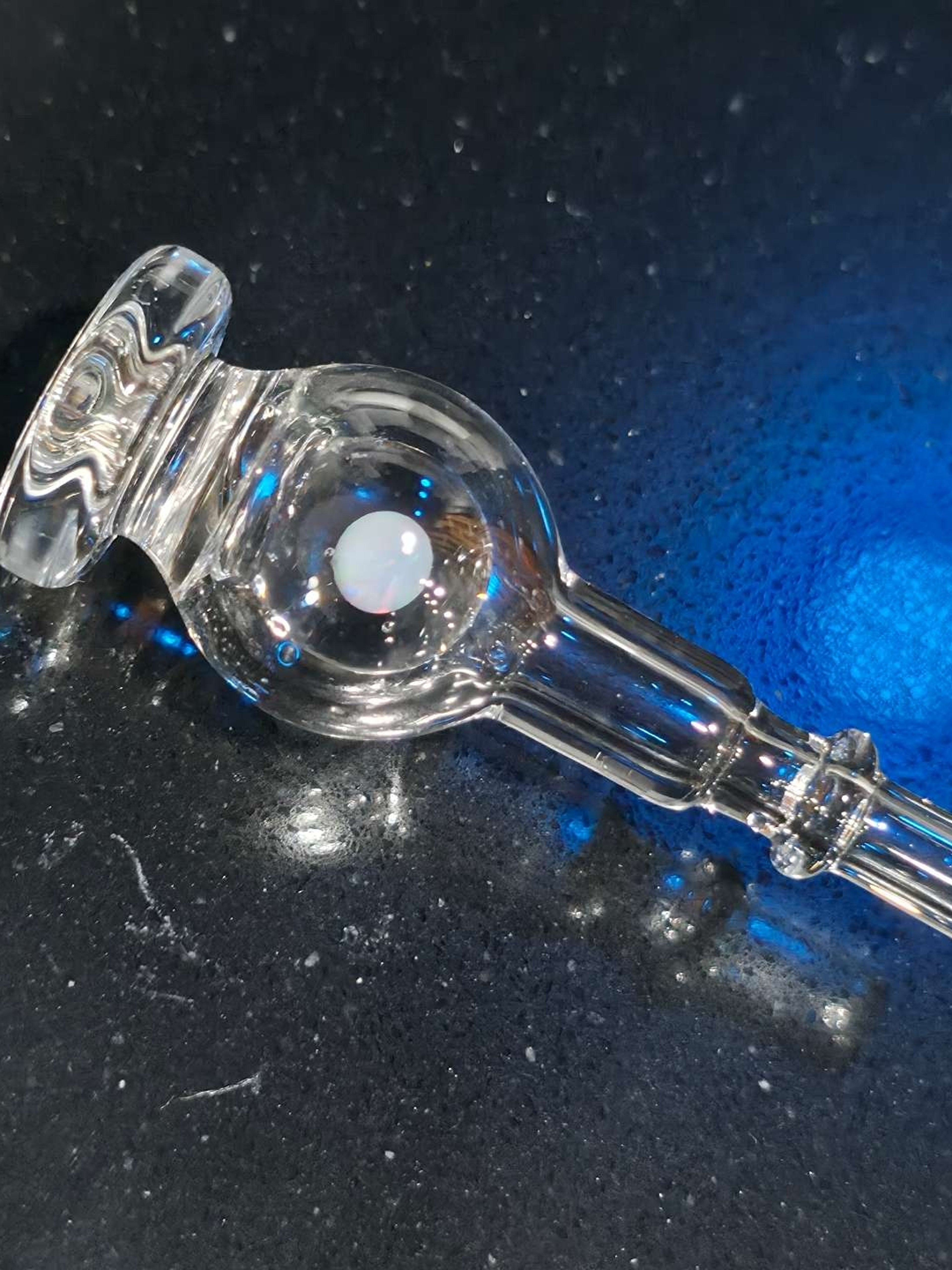 Preview pic of Soup Glass - Clear 3DXL Peak Pro Joystick Cap - Floating Opal