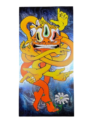 Preview pic of Aaron Brooks "Easy Skankin' (Swirl3)" Print