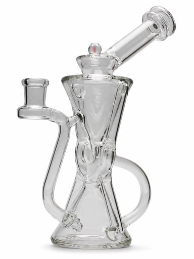Preview pic of Roots Glass Faceted Opal “Spider” Recycler