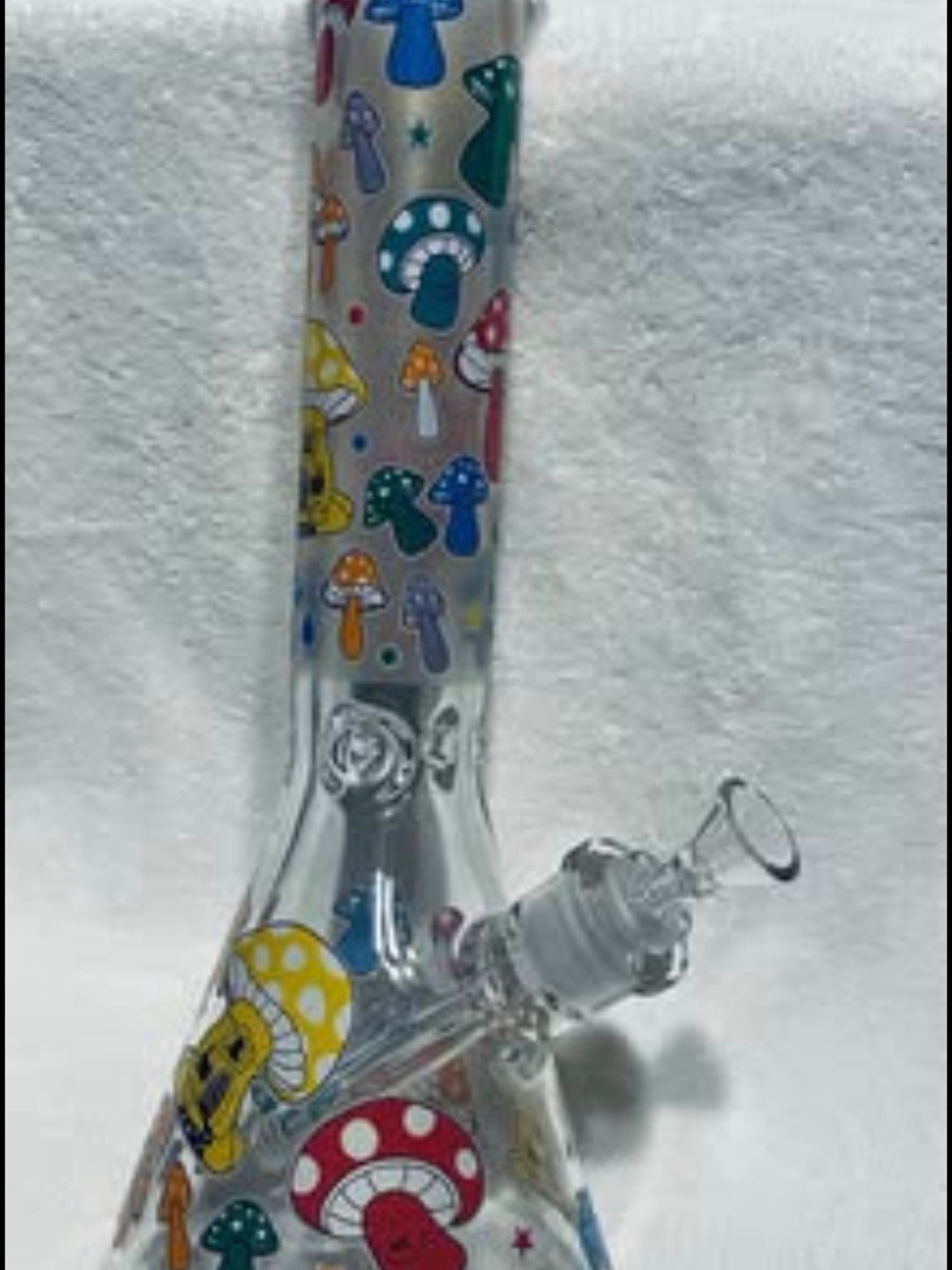 Mushroom 🍄 Beaker Bong - 14” image 0
