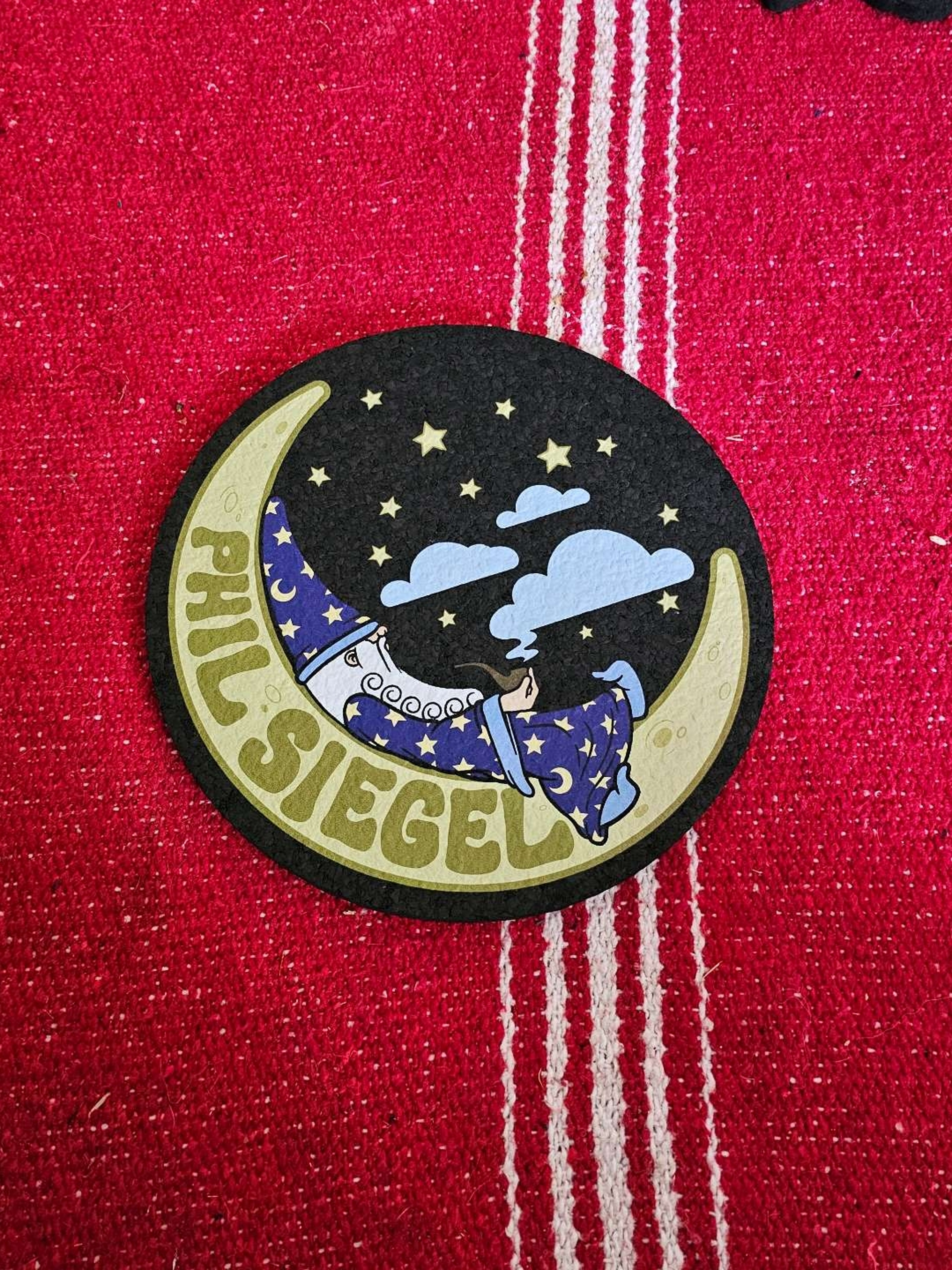 Preview pic of Phill Siegel x Moodmats Wizard Crescent moon moodmat