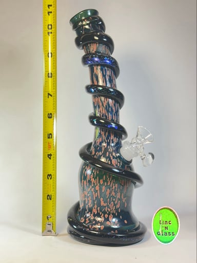 Preview pic of Special K Glass 11” Dichro Wrap Foot Combo Bong