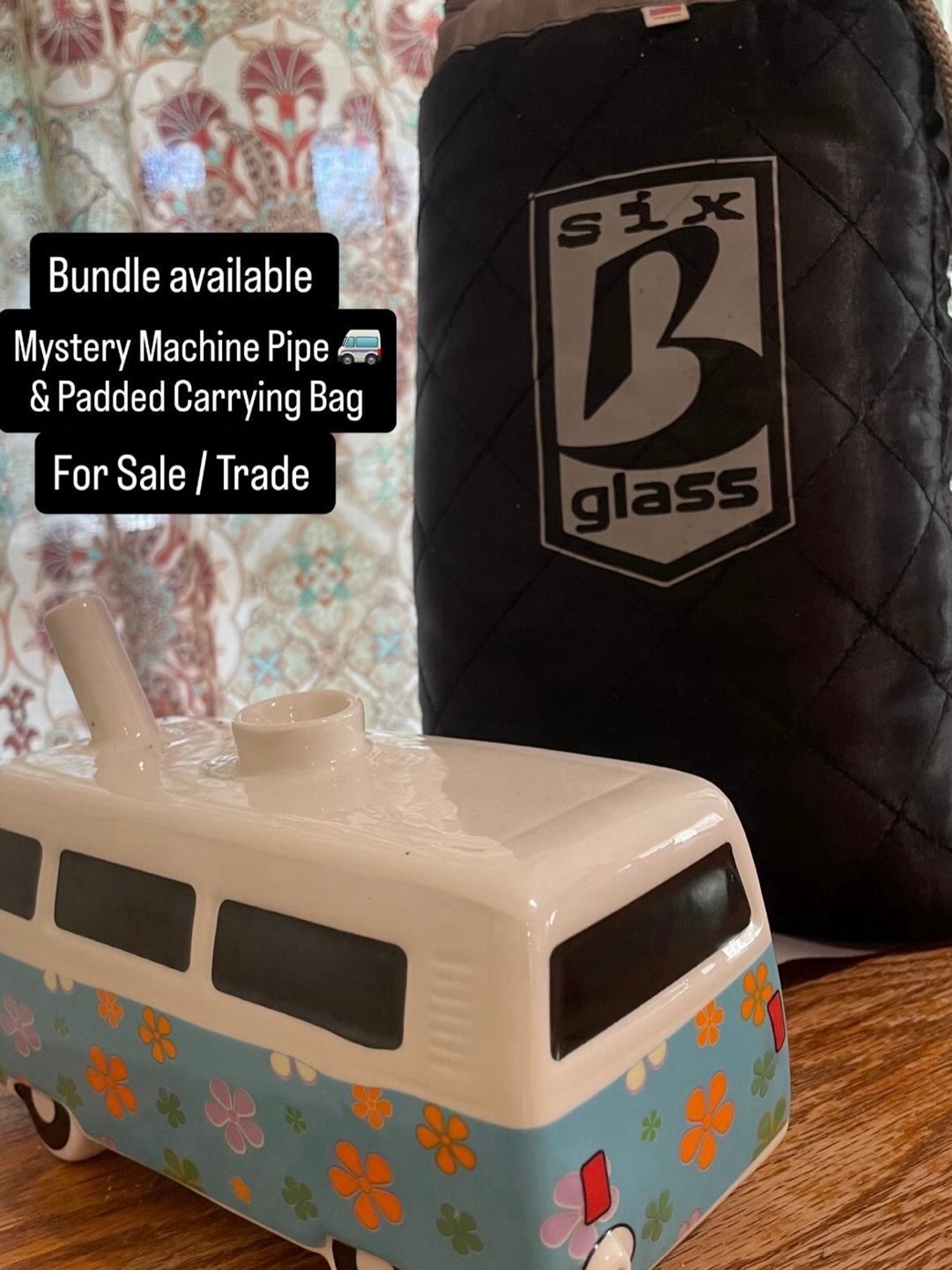 Preview pic of Mystery Machine Dry Pipe With carrying bag