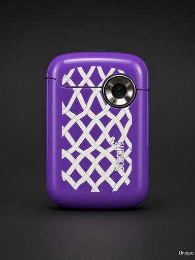Preview pic of Scorch Torch 61884 Pocket Lighter – Purple Weave Flip-Top Blue Jet Flame (New)