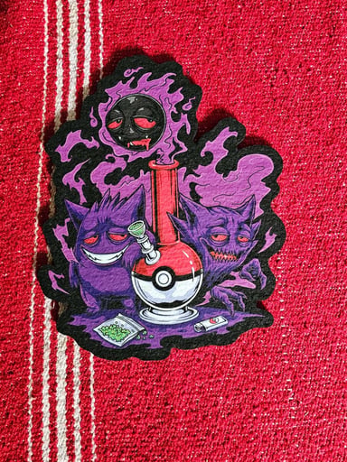 Preview pic of Treemasons Uk x Moodmats High Spirits test print moodmat