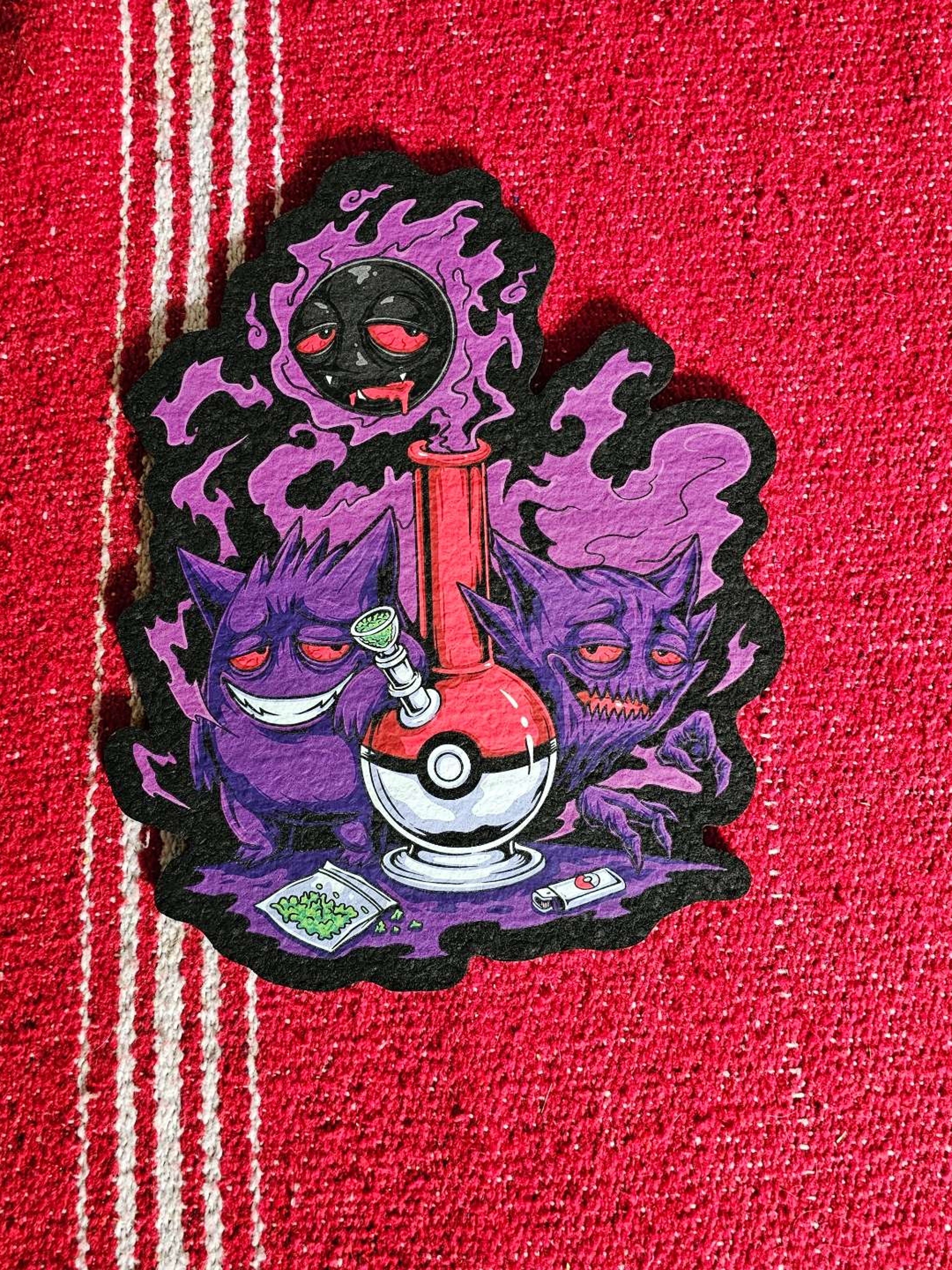 Preview pic of Treemasons Uk x Moodmats High Spirits test print moodmat