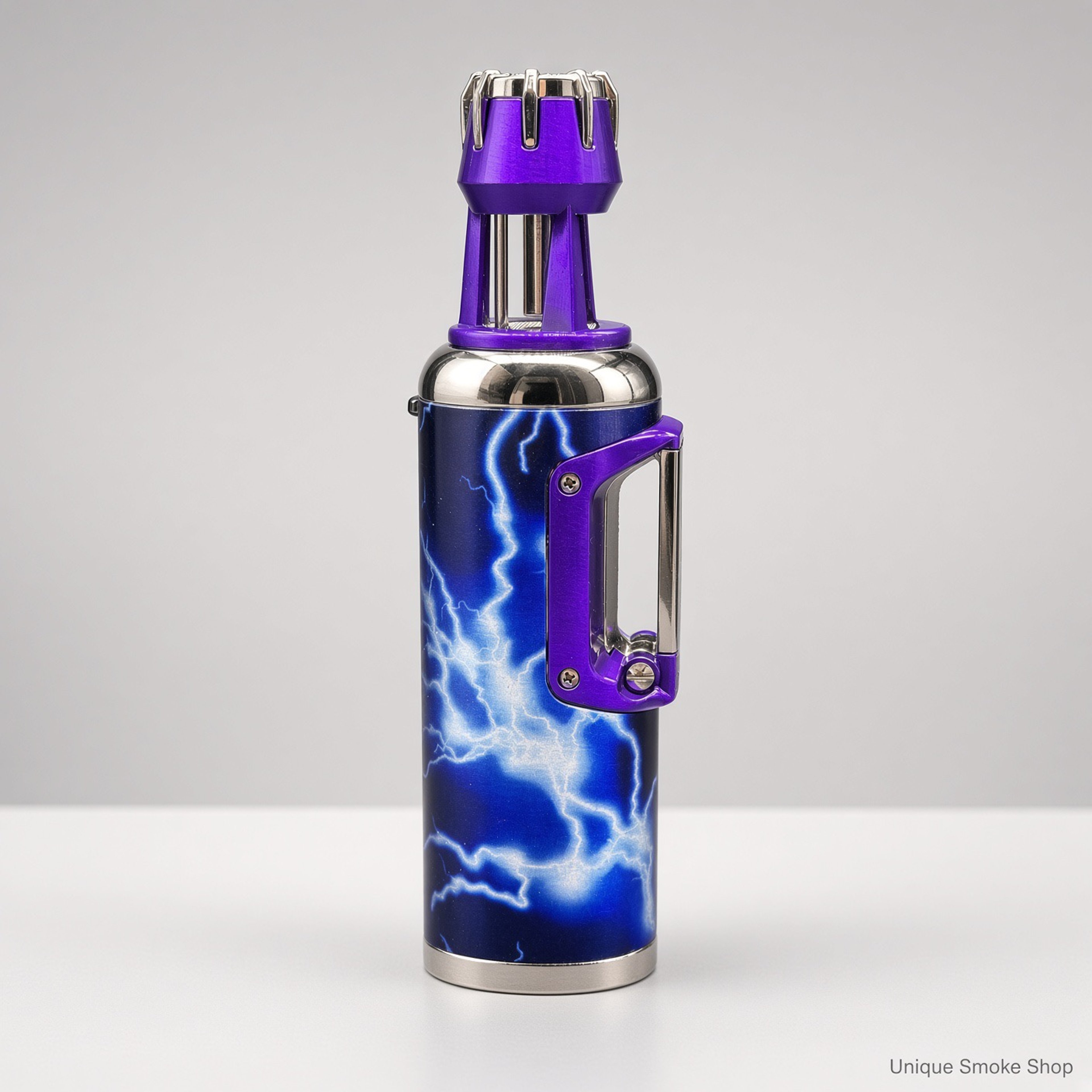 Preview pic of Scorch 61857 5" Stand-Up Torch | Purple Lightning | Side-Clip Jet Lighter