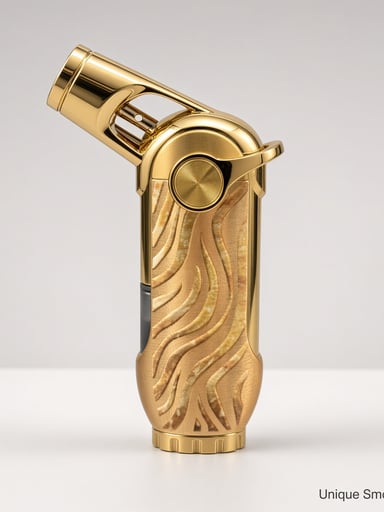 Preview pic of Scorch 61895 Metal Jet Lighter | Gold Flame | 4" Single-Flame Butane Torch