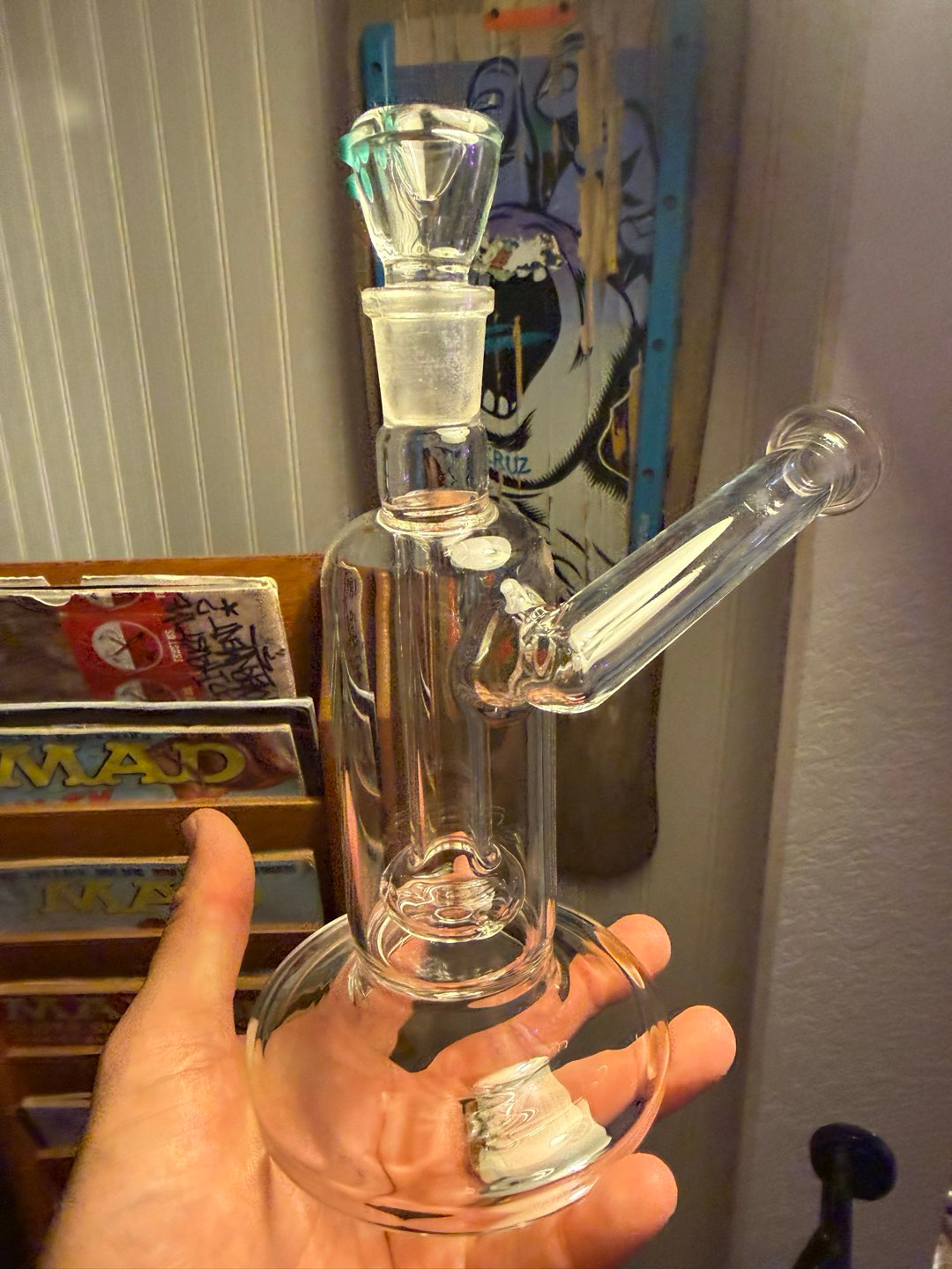 Oldschool 3 hole perk can style rig image 0