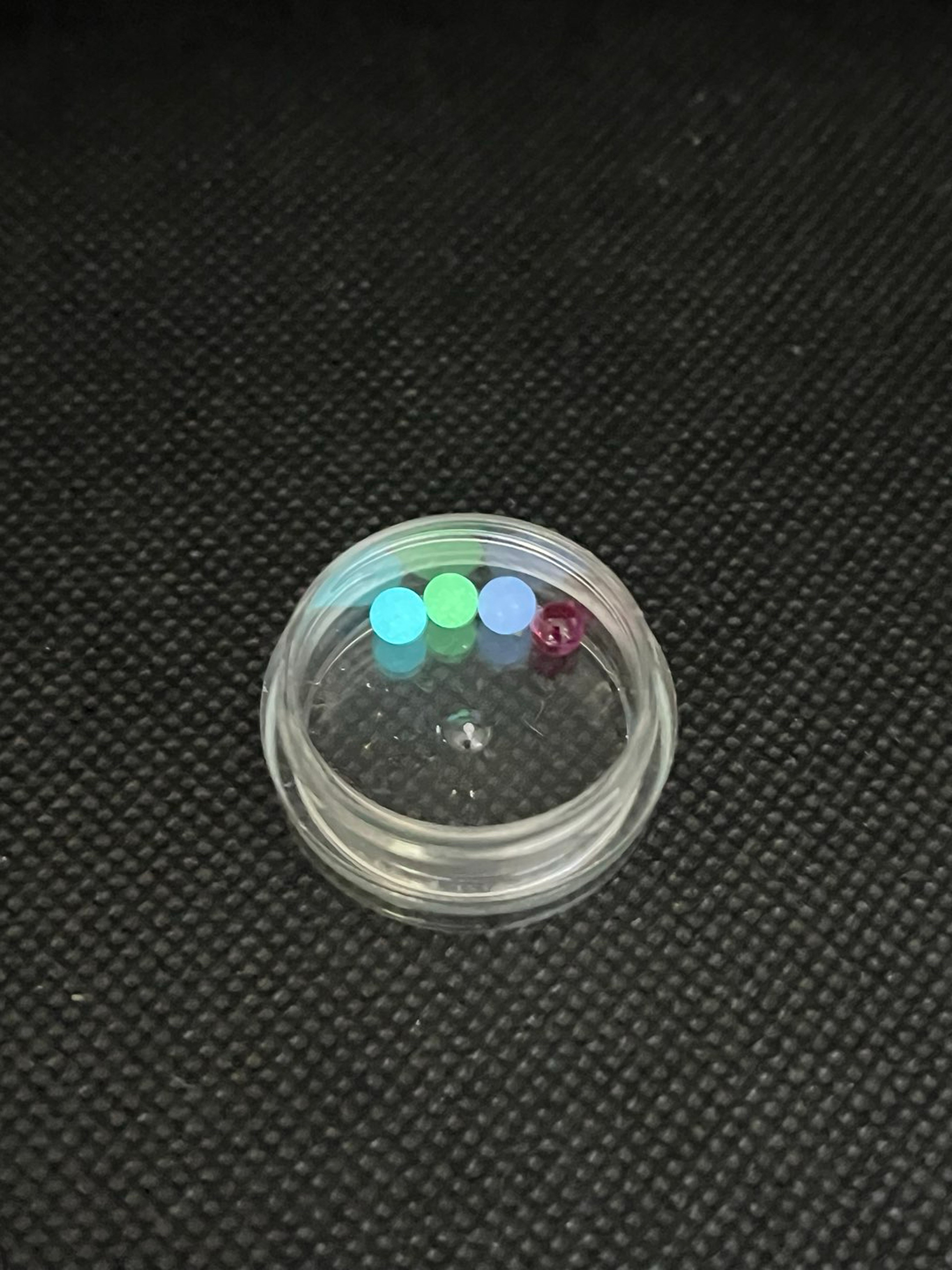 Preview pic of (2)4mm mix and match terp pearls for puffco peak, peak pro, proxy, dr. Dabber switch all e rig setups