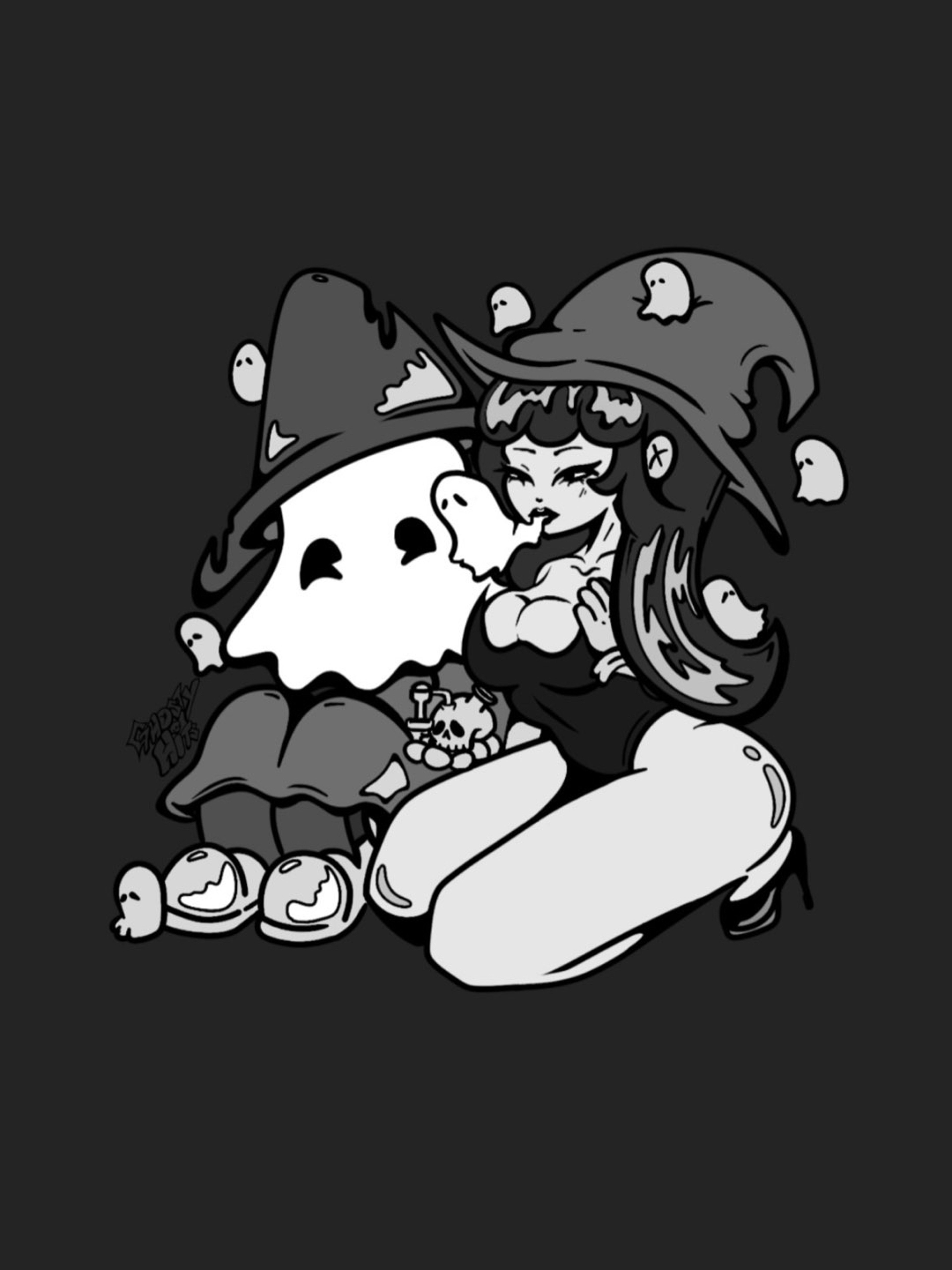 Ghosty Hits Art Print image 0