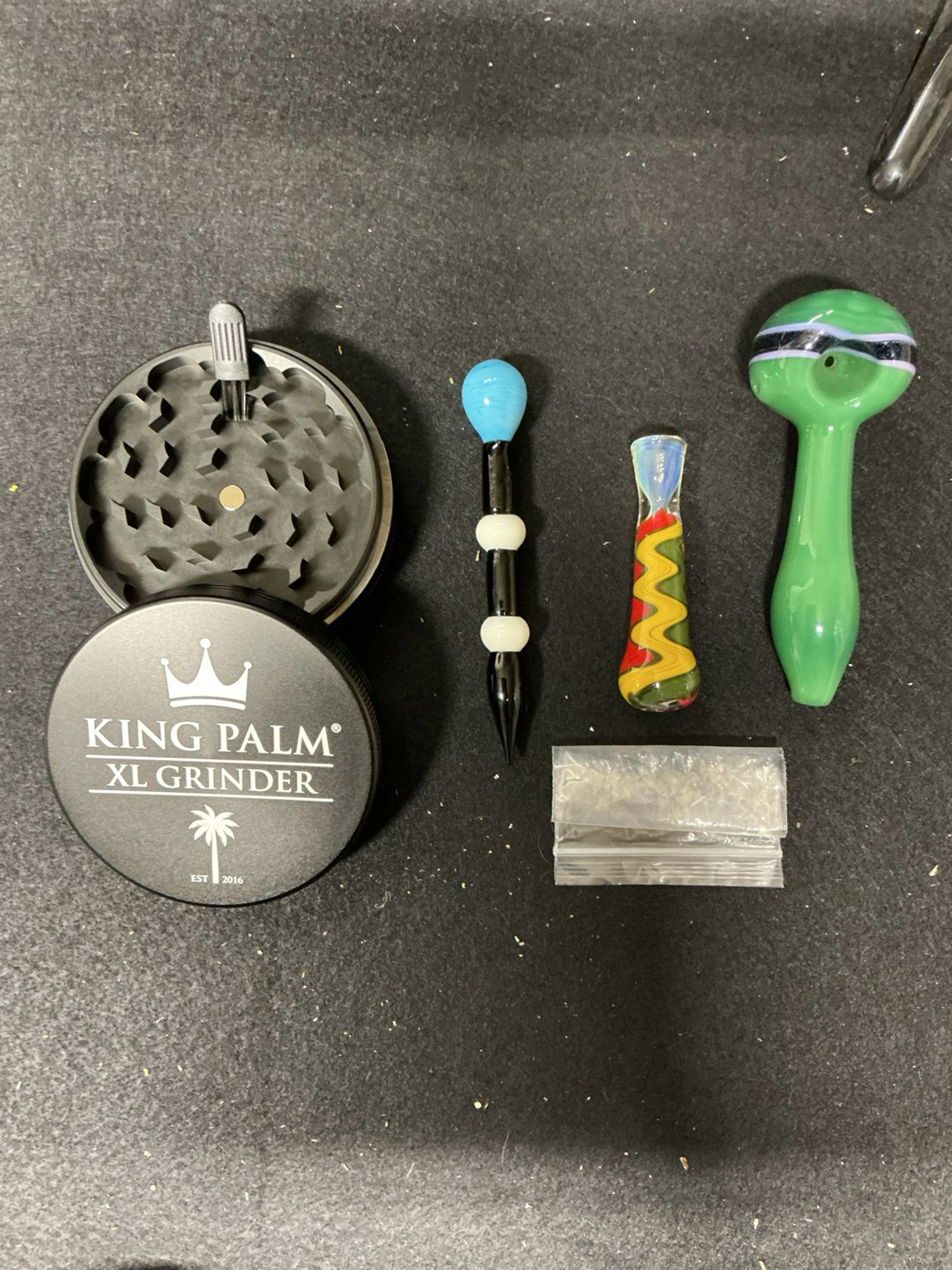 Spoon Pipe/Chillum/Poker/Grinder Bundle #3 image 0