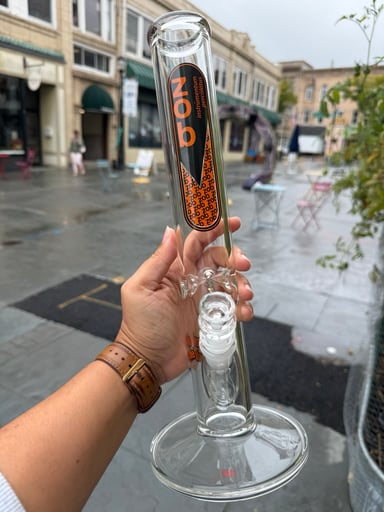 Preview pic of ZOB 14” OG Straight Tube Orange/Black Label
