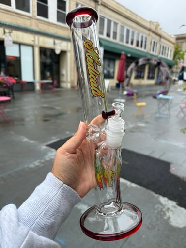 Preview pic of Medicali 14” Rasta Straight Tube
