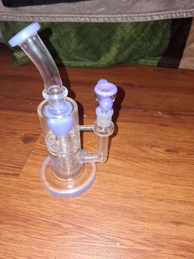 Preview pic of Double Tree Percolator glass bong/Dab Rig