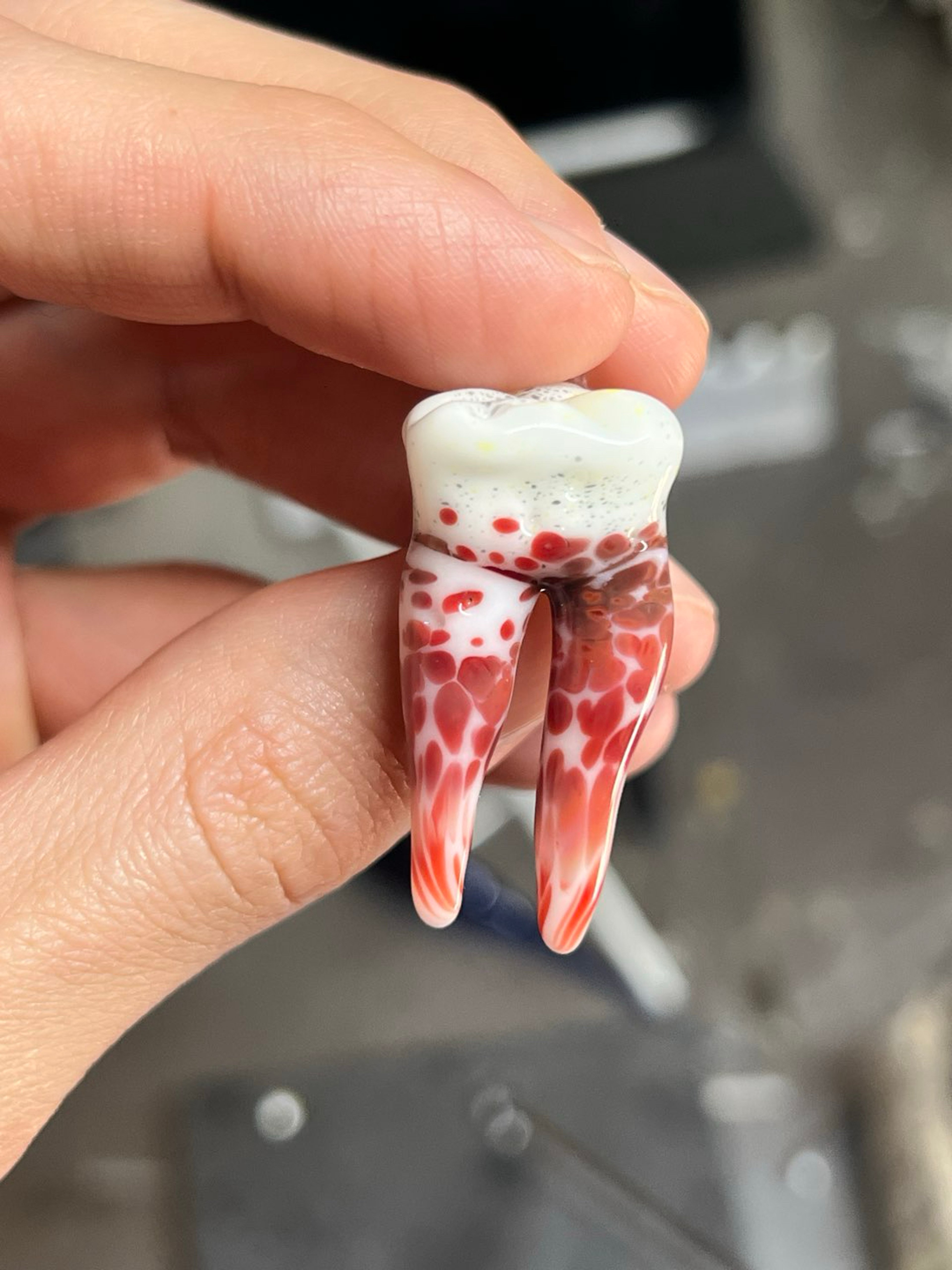 Bloody tooth pendant image 0