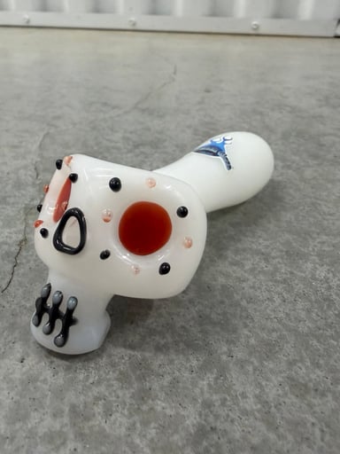 Preview pic of Chameleon Glass day of the dead hand pipe