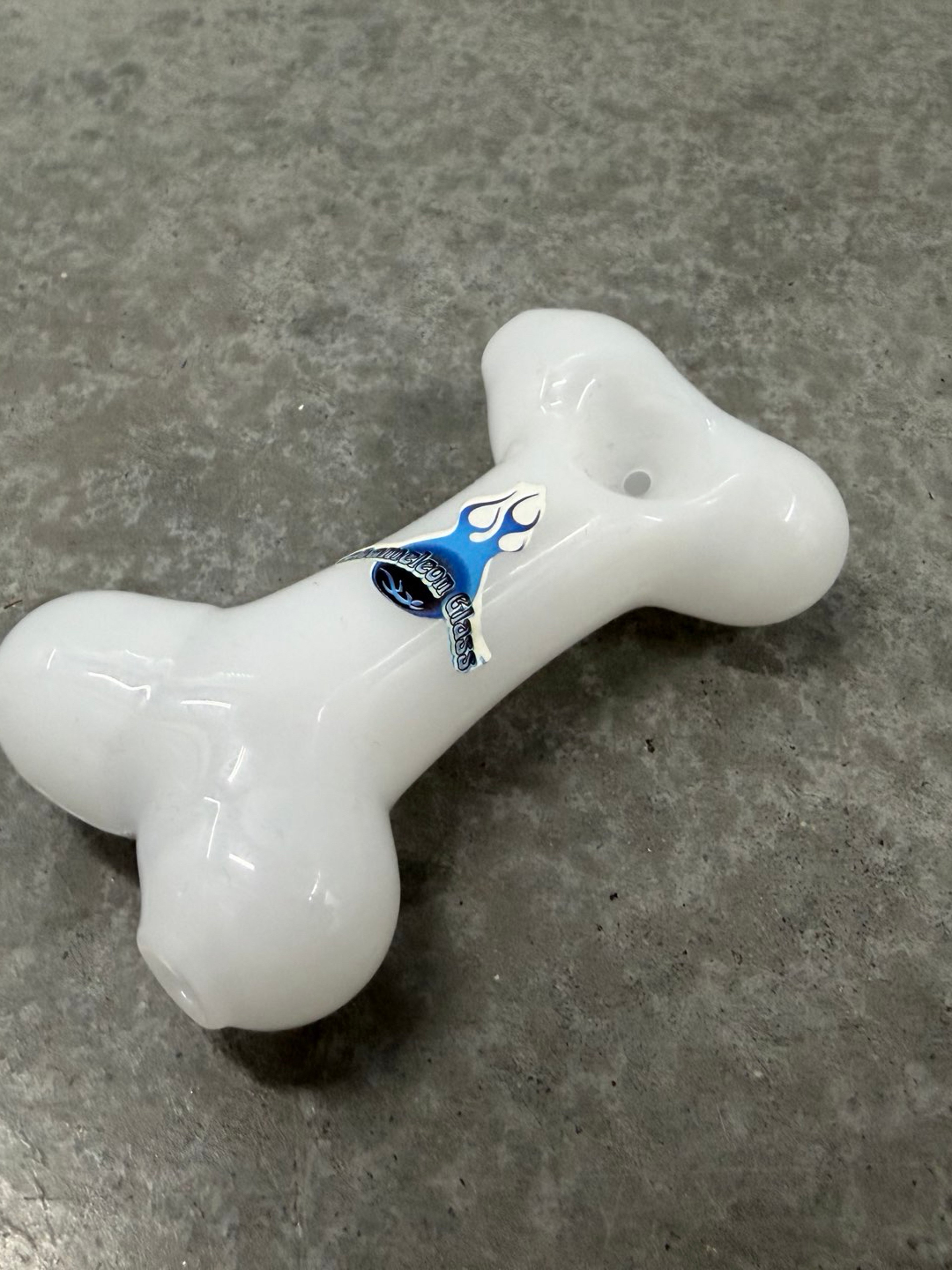 Chameleon Glass bone pipe image 0