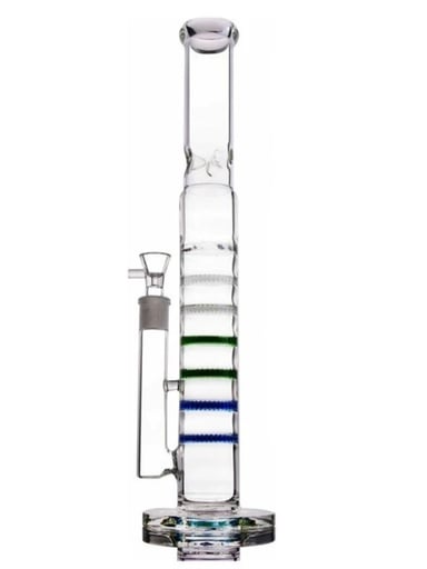 Preview pic of RORA 16.5" Honeycomb Glass Tube Bong W/ Ice Catcher & Percolator