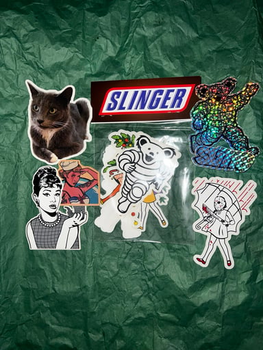 Preview pic of Slinger Sticker Hall