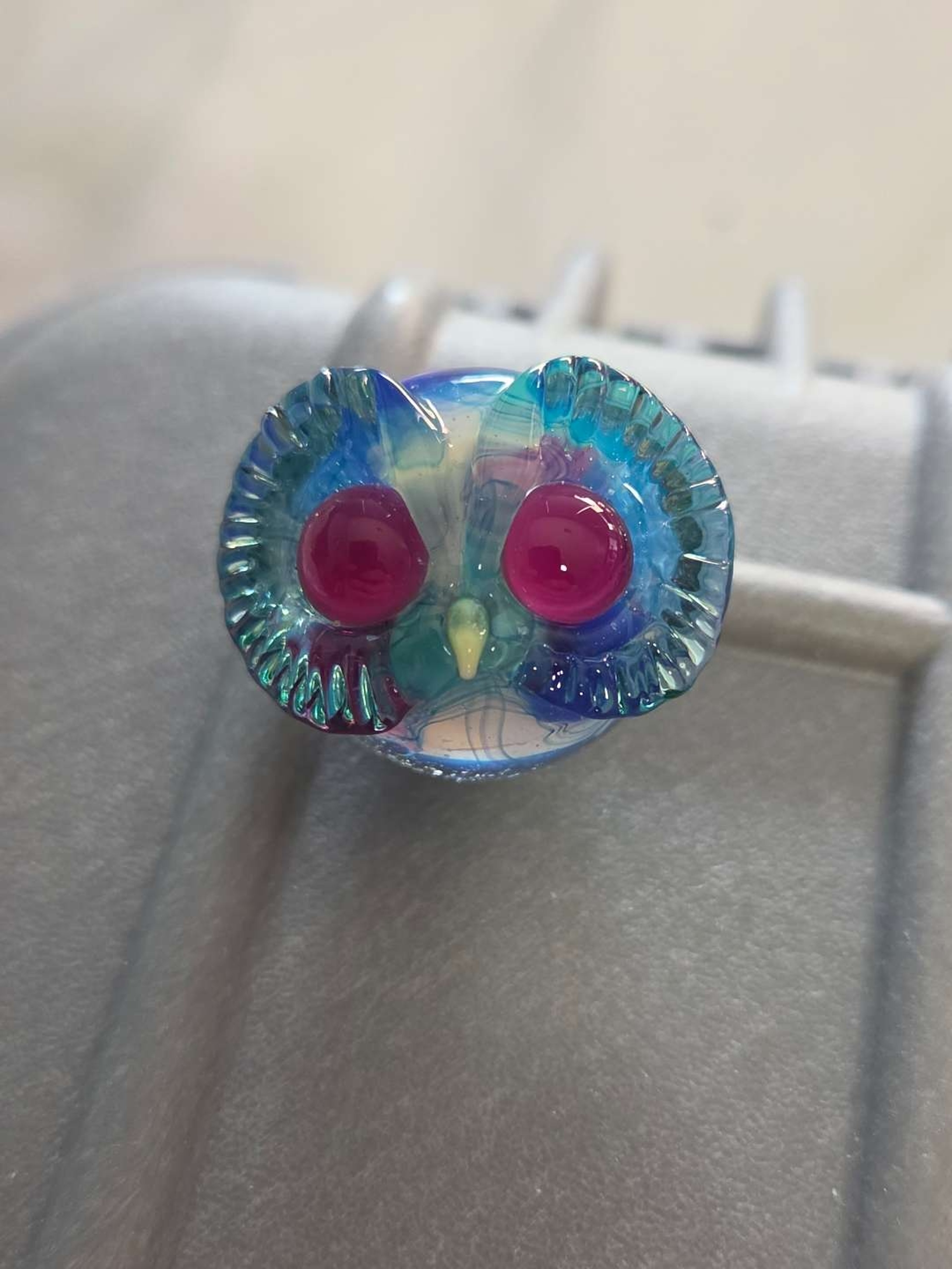 Scomomoanet owl collab marble 25mm image 0