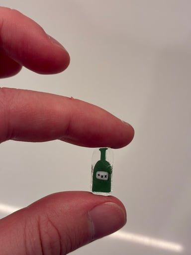 Preview pic of Rare Mike Shelbo Booze Bottle Milli Chip