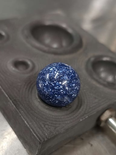 Preview pic of Blue blizzard marble