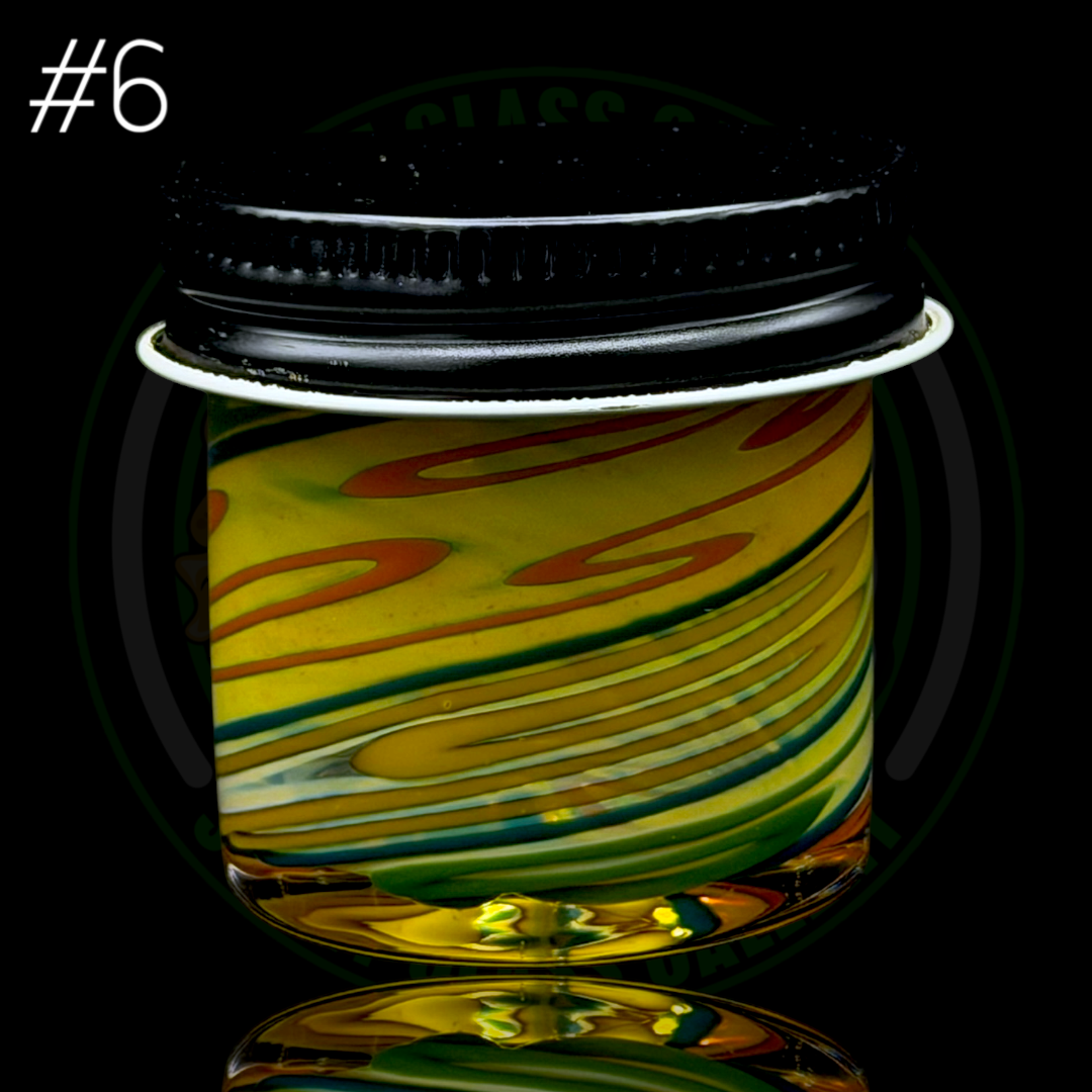 Ben’s Glass Art - Baller Jar #6 image 0