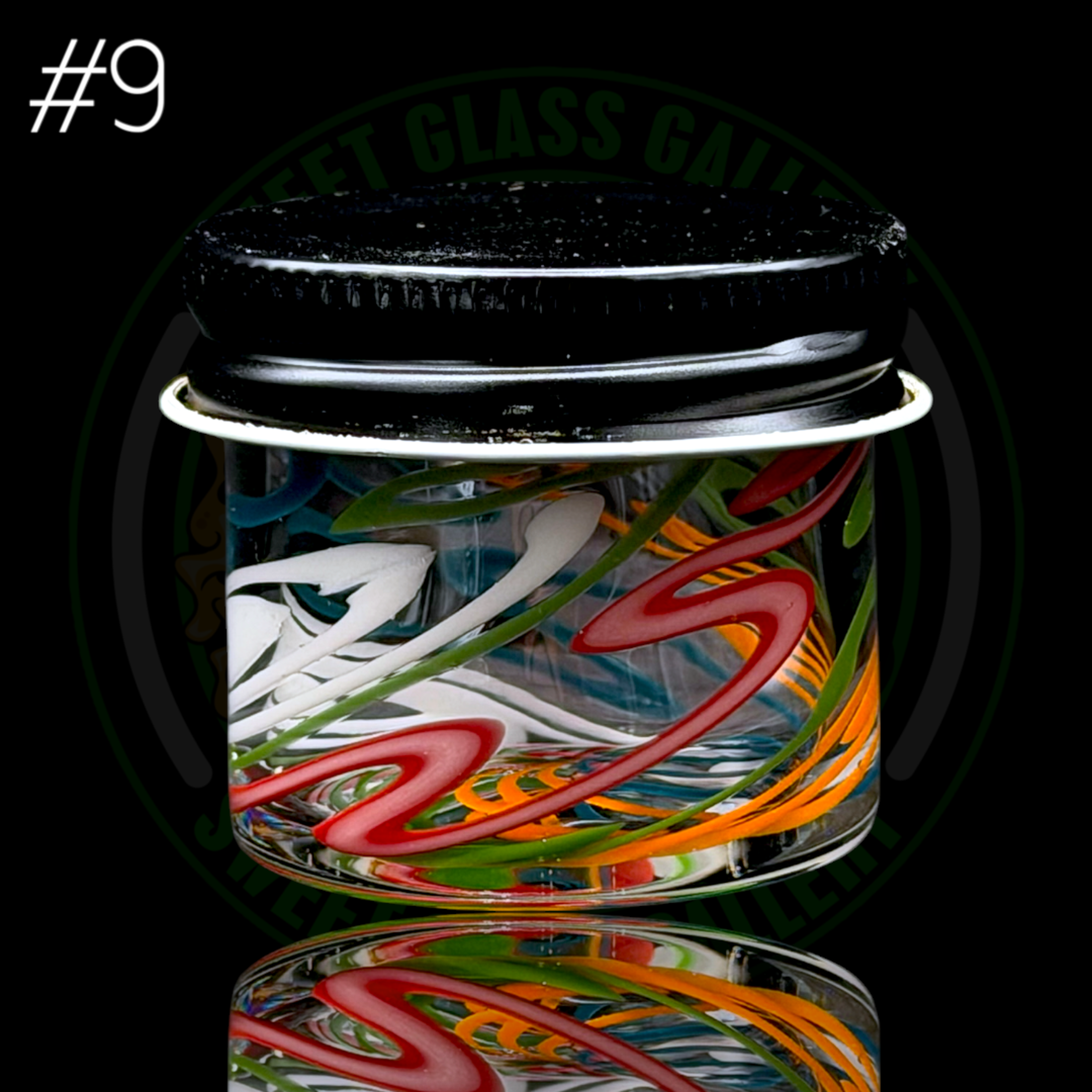 Preview pic of Ben’s Glass Art - Baller Jar #9
