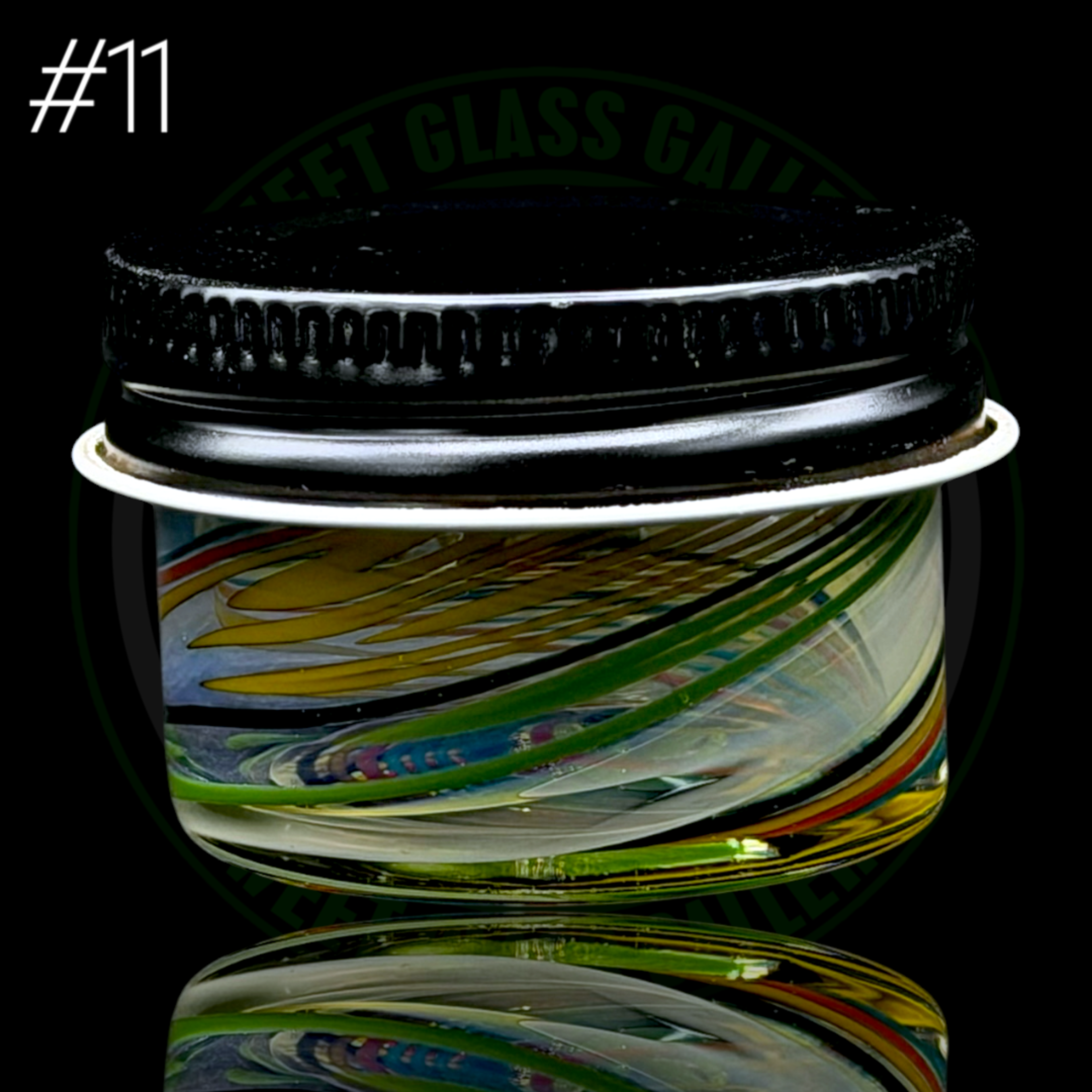 Preview pic of Ben’s Glass Art - Baller Jar #11