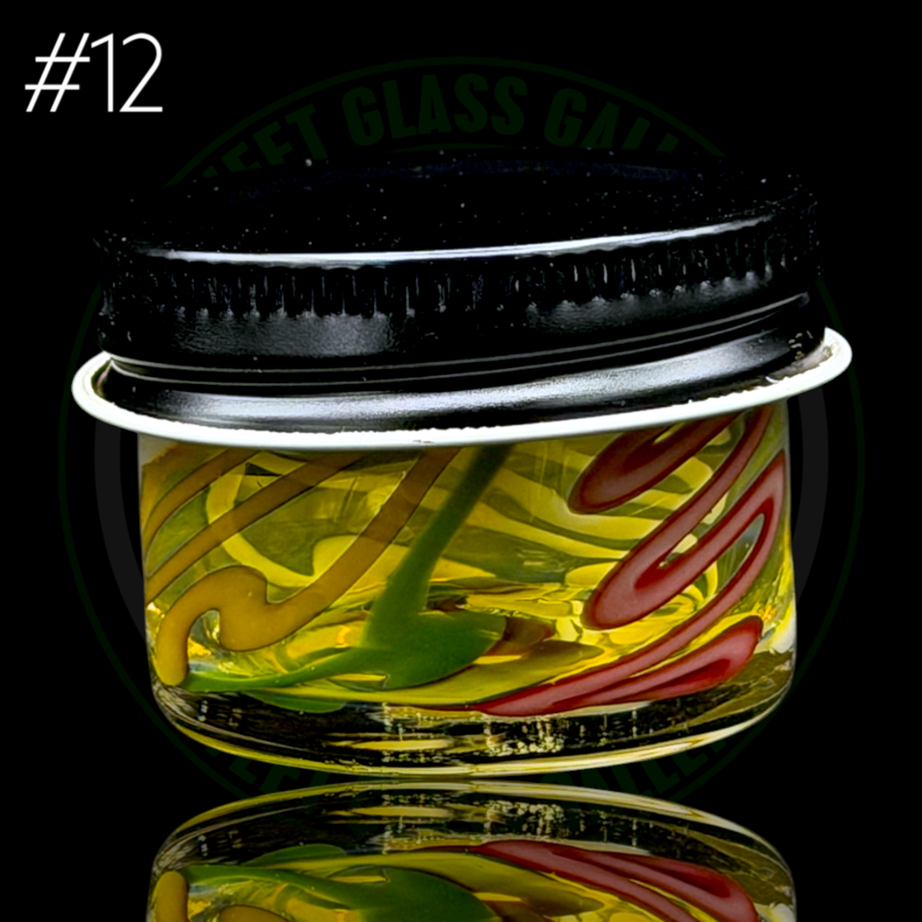 Preview pic of Ben’s Glass Art - Baller Jar #12