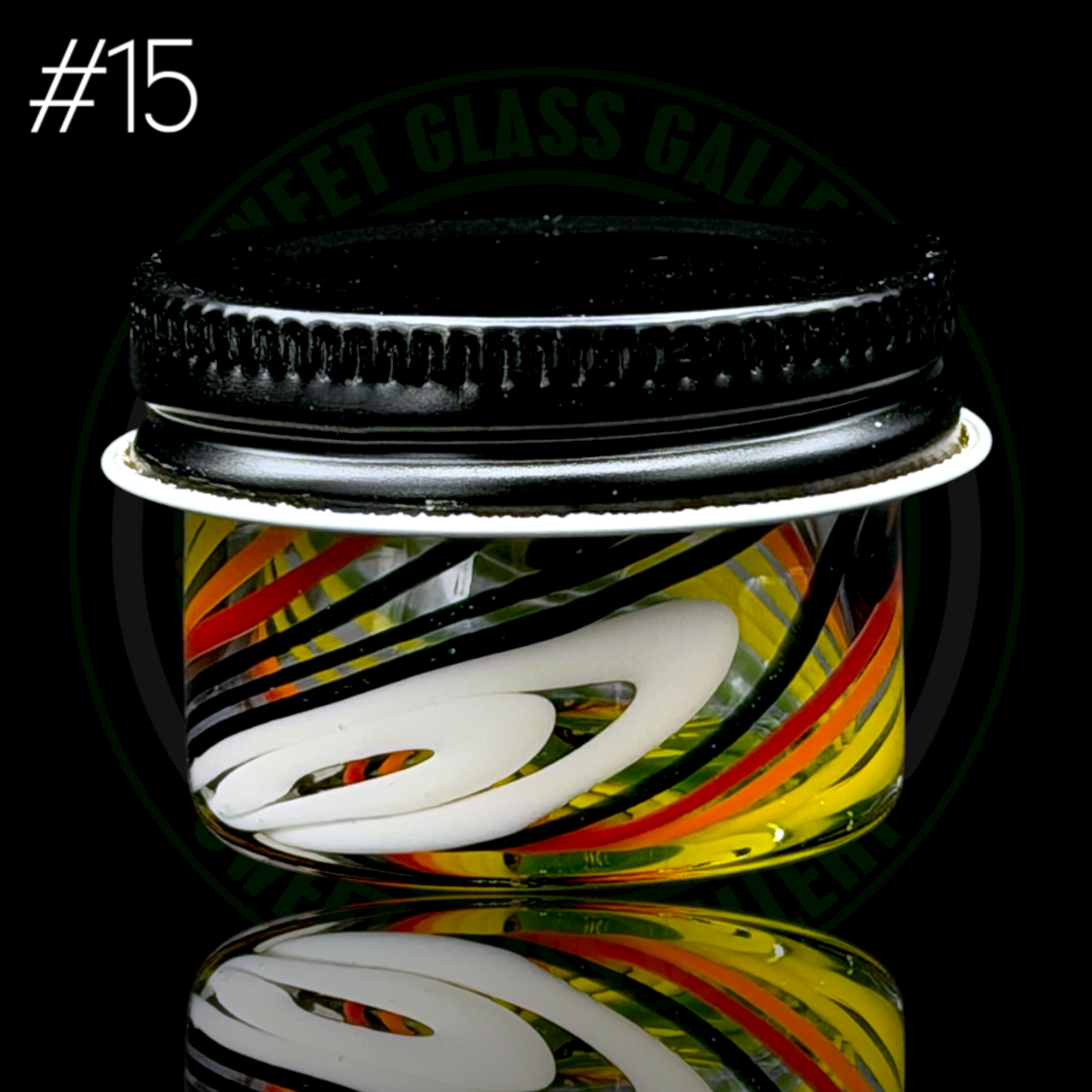 Preview pic of Ben’s Glass Art - Baller Jar #15