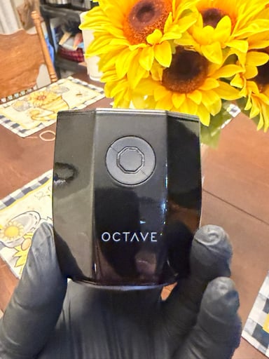 Preview pic of Octave Terp timer with heady peyote dab tool combo