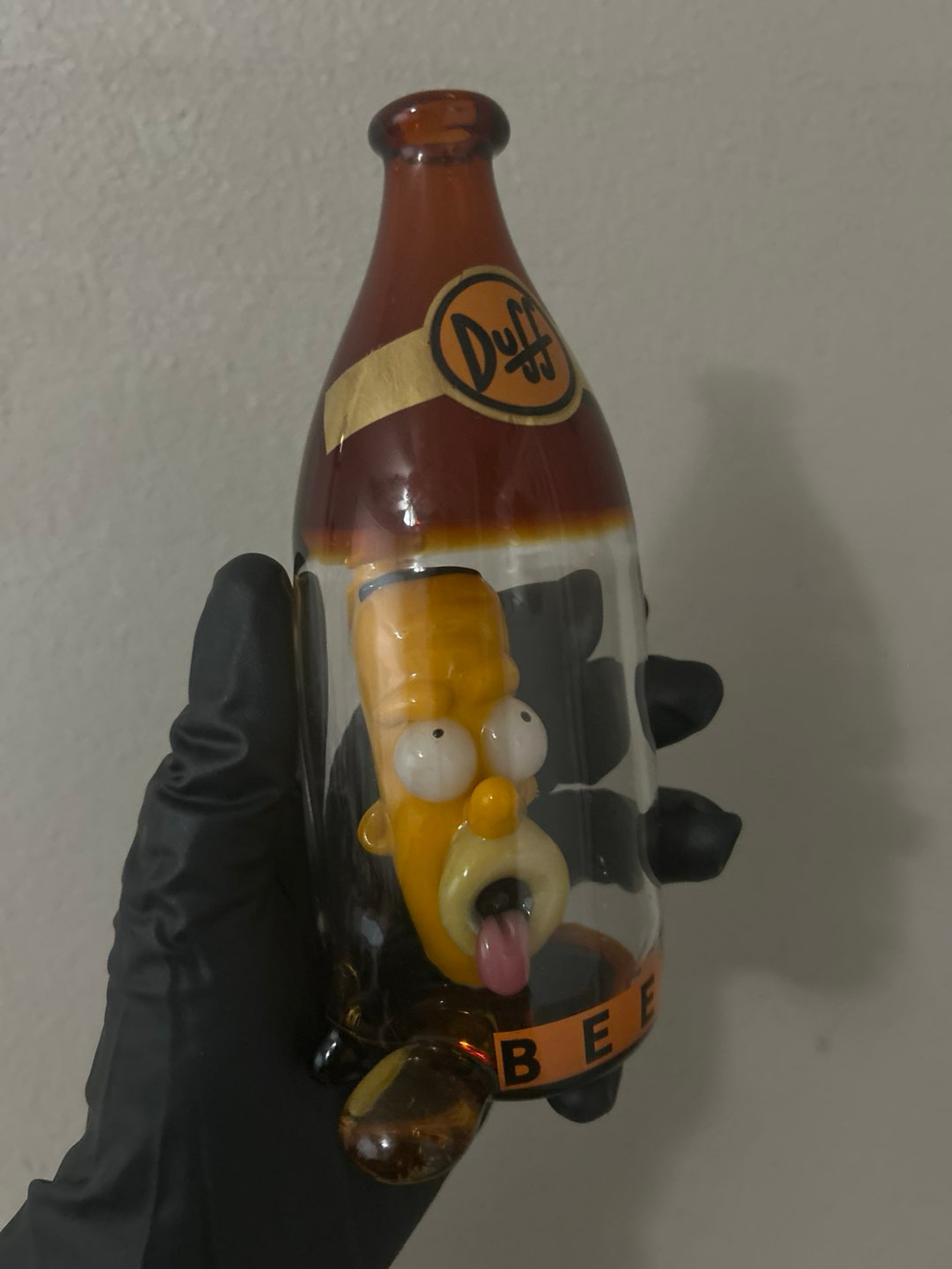 nervglass Homer in a duff beer bottle rig (BRAND NEW) image 0