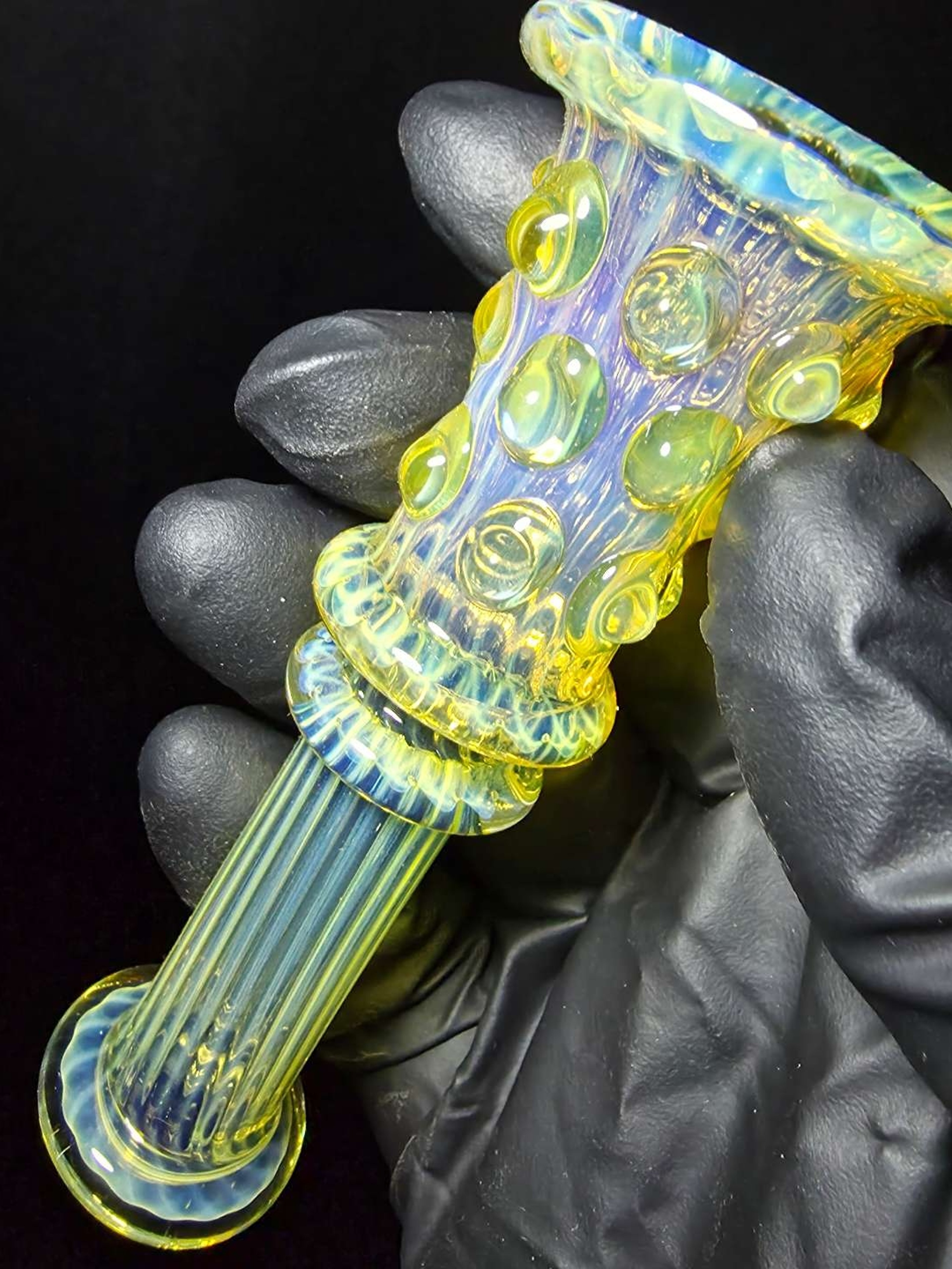 Kyle White silver fumed chillum image 0