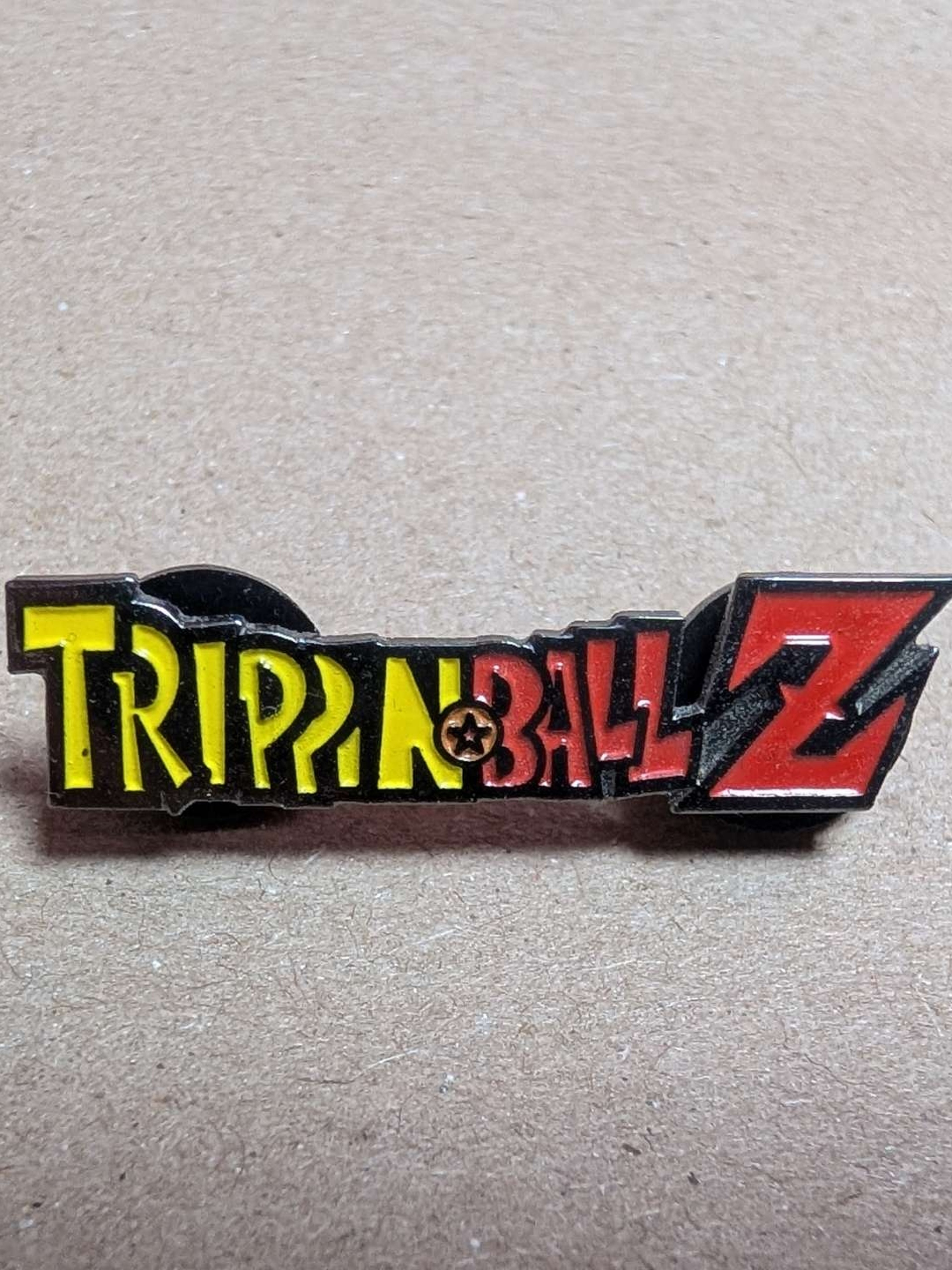 Trippin BallZ (Dragon Ball Z Spoof) LSD Acid Enamel Pin image 0