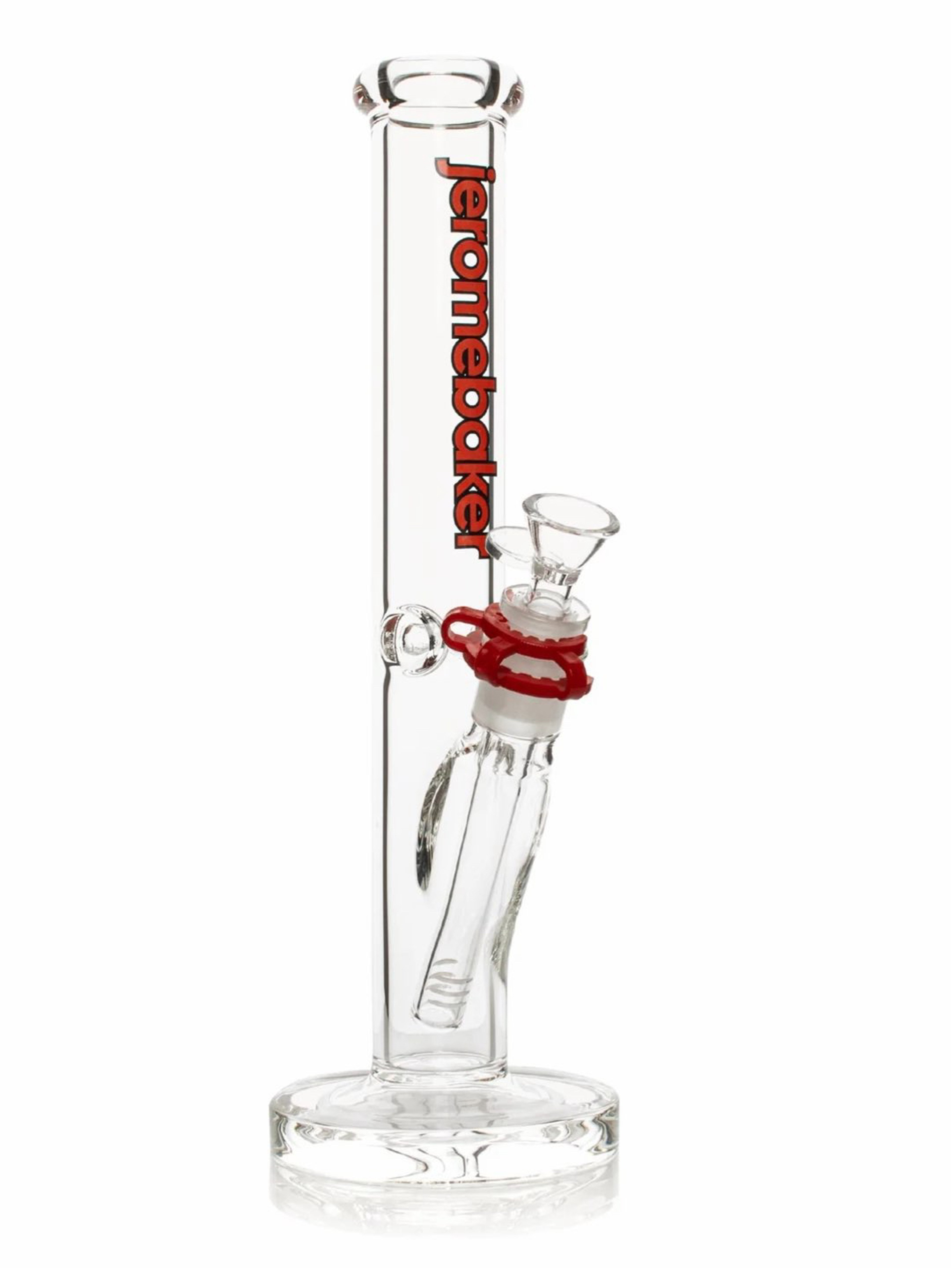 Preview pic of Jerome Baker 12" Straight Base Water Pipe Red