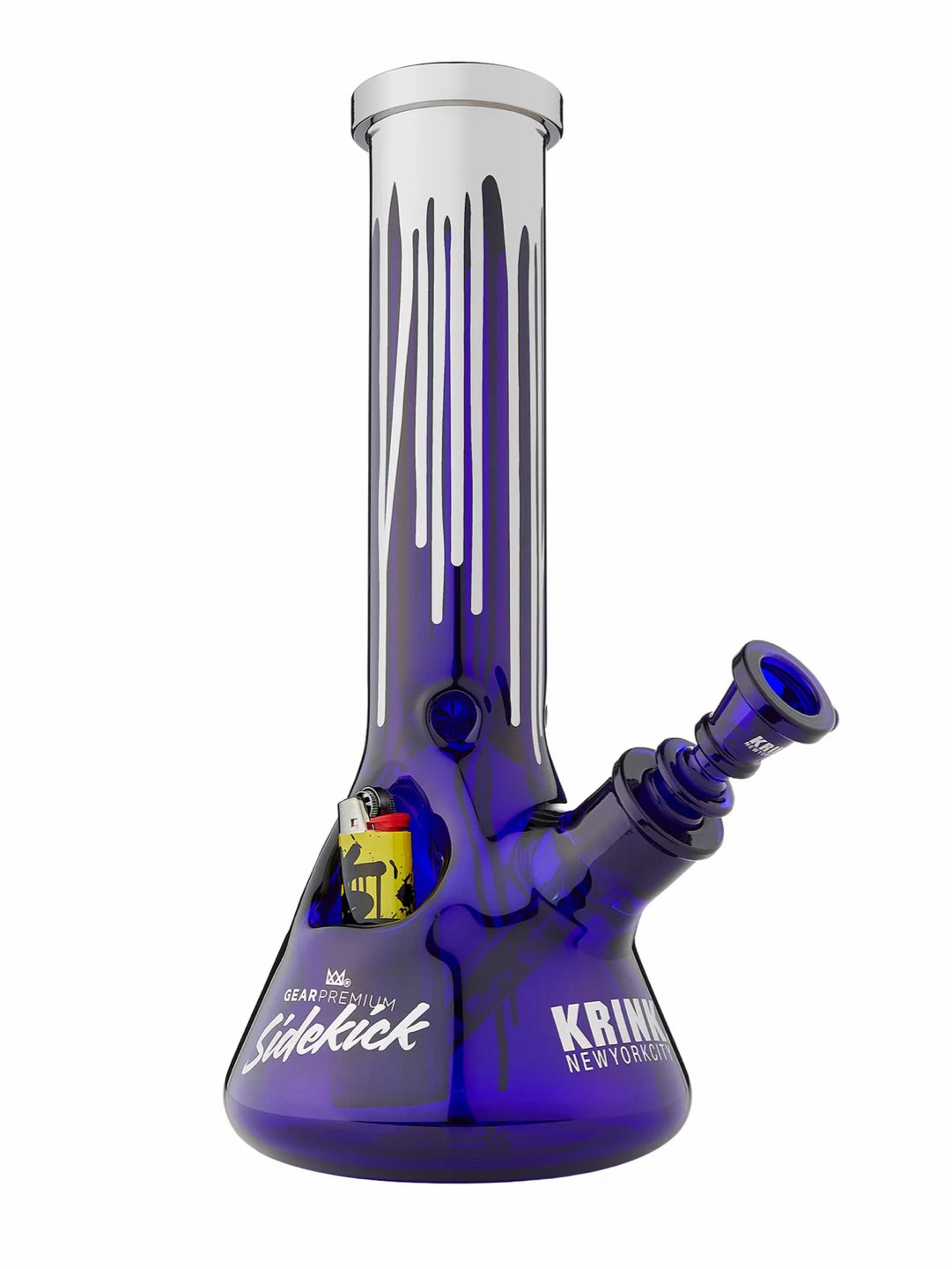 Preview pic of KRINK GEAR PREMIUM® 12" 7mm Thick Krink Sidekick Water Pipe (Limited Edition of 100)