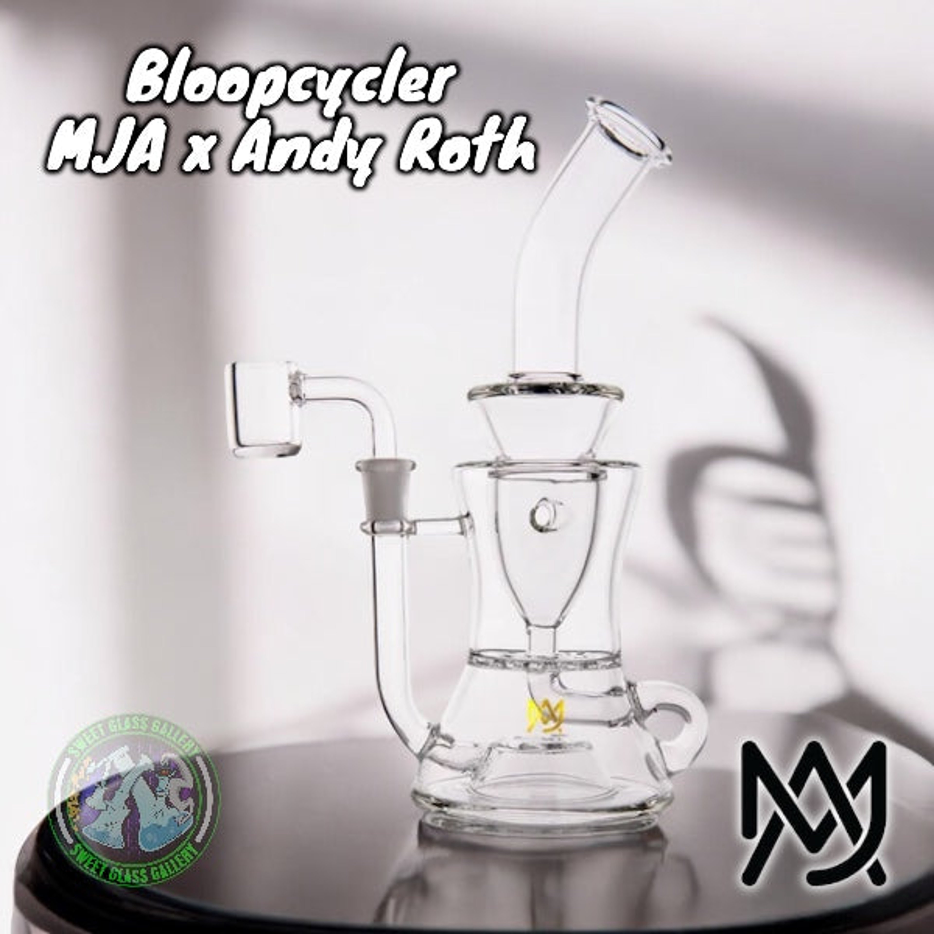 Preview pic of MJ Arsenal x Andy Roth - Mini Dab Rig - Bloopcycler