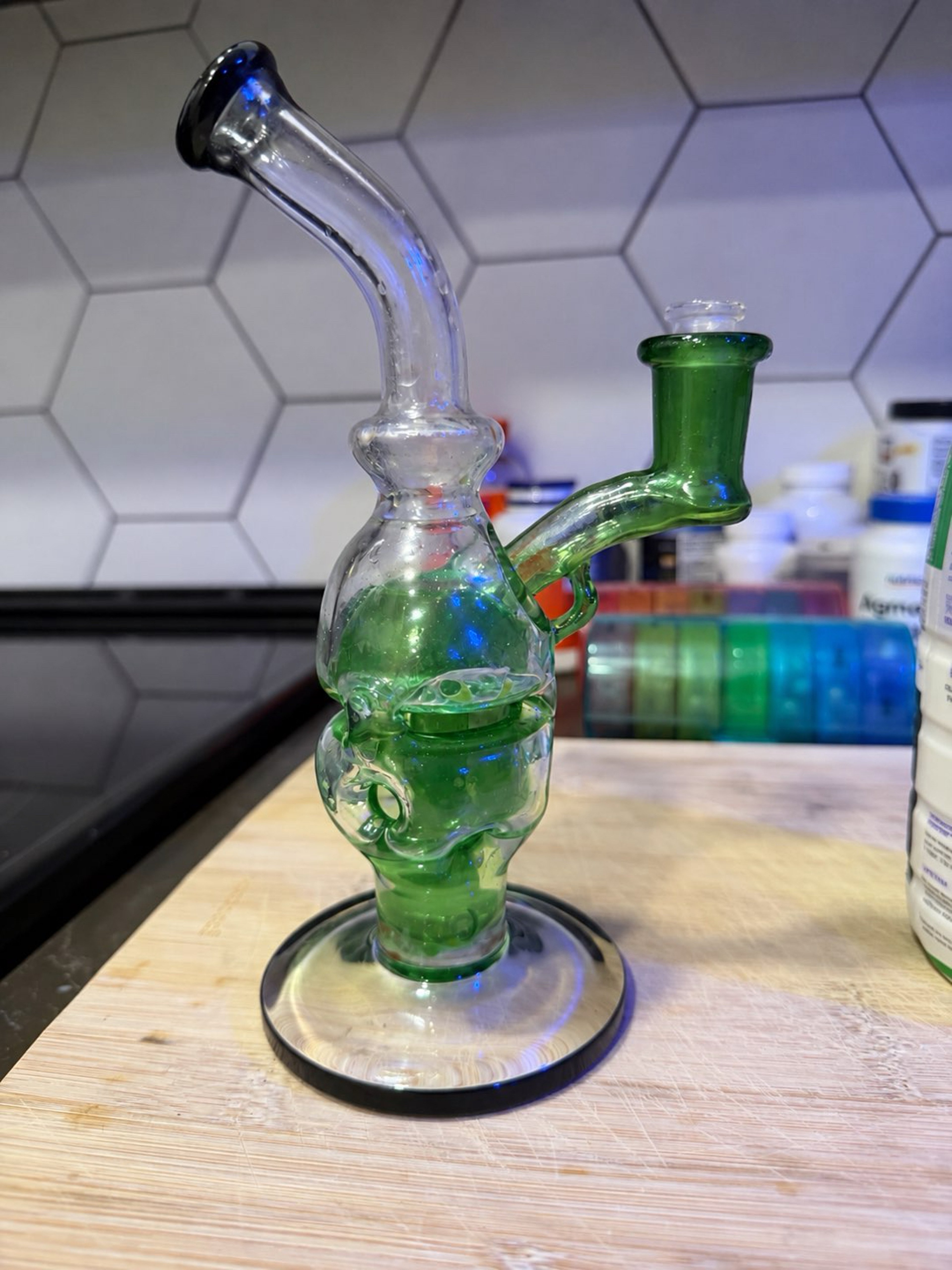Green slyme N3rd Glass fab egg image 0