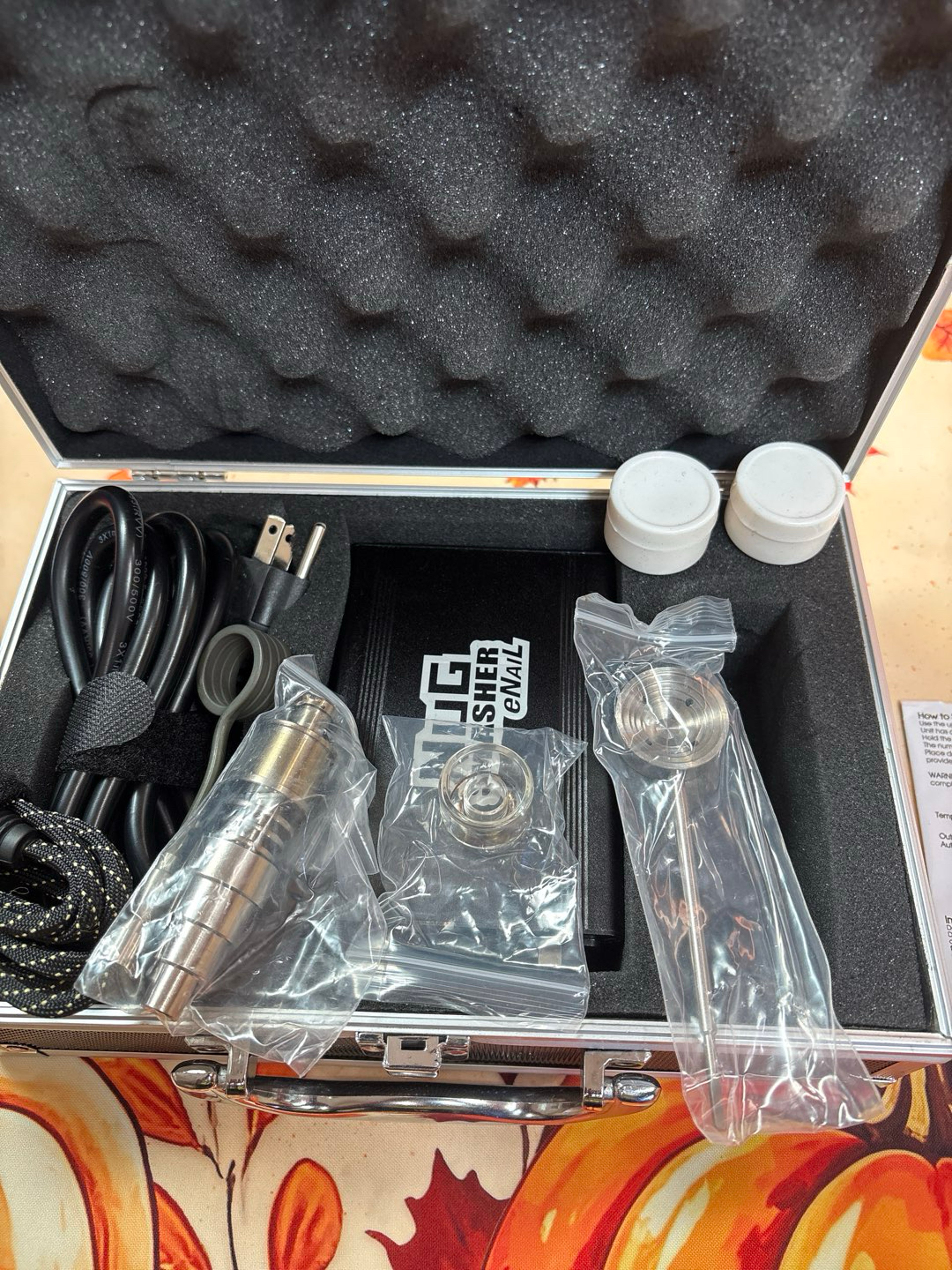 Preview pic of NugSmasher Digital eNail Kit - Complete Set with Heavy-Duty Case (Excellent Condition)