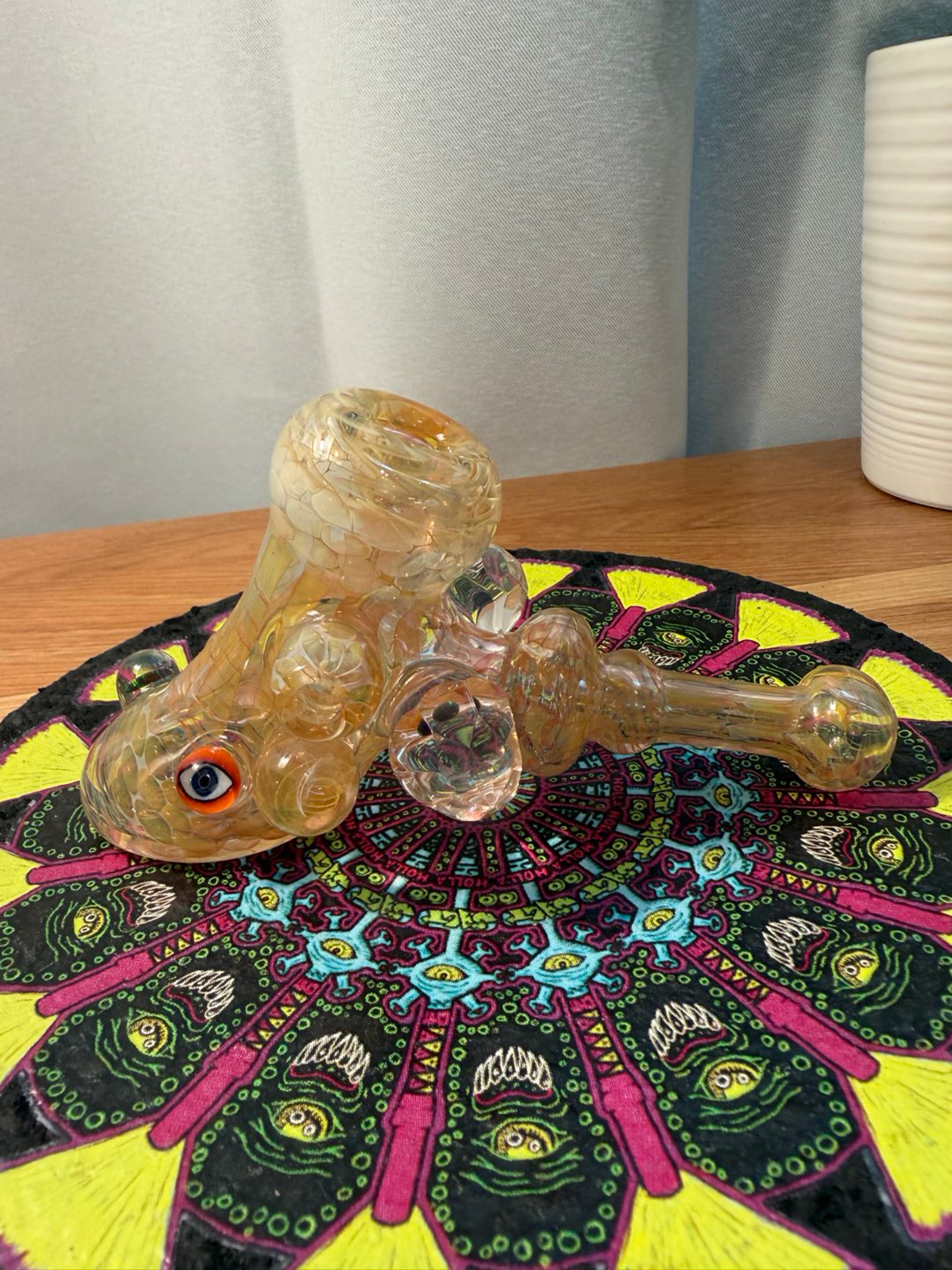 Preview pic of Banjo Glass Fumed Worked Hammer