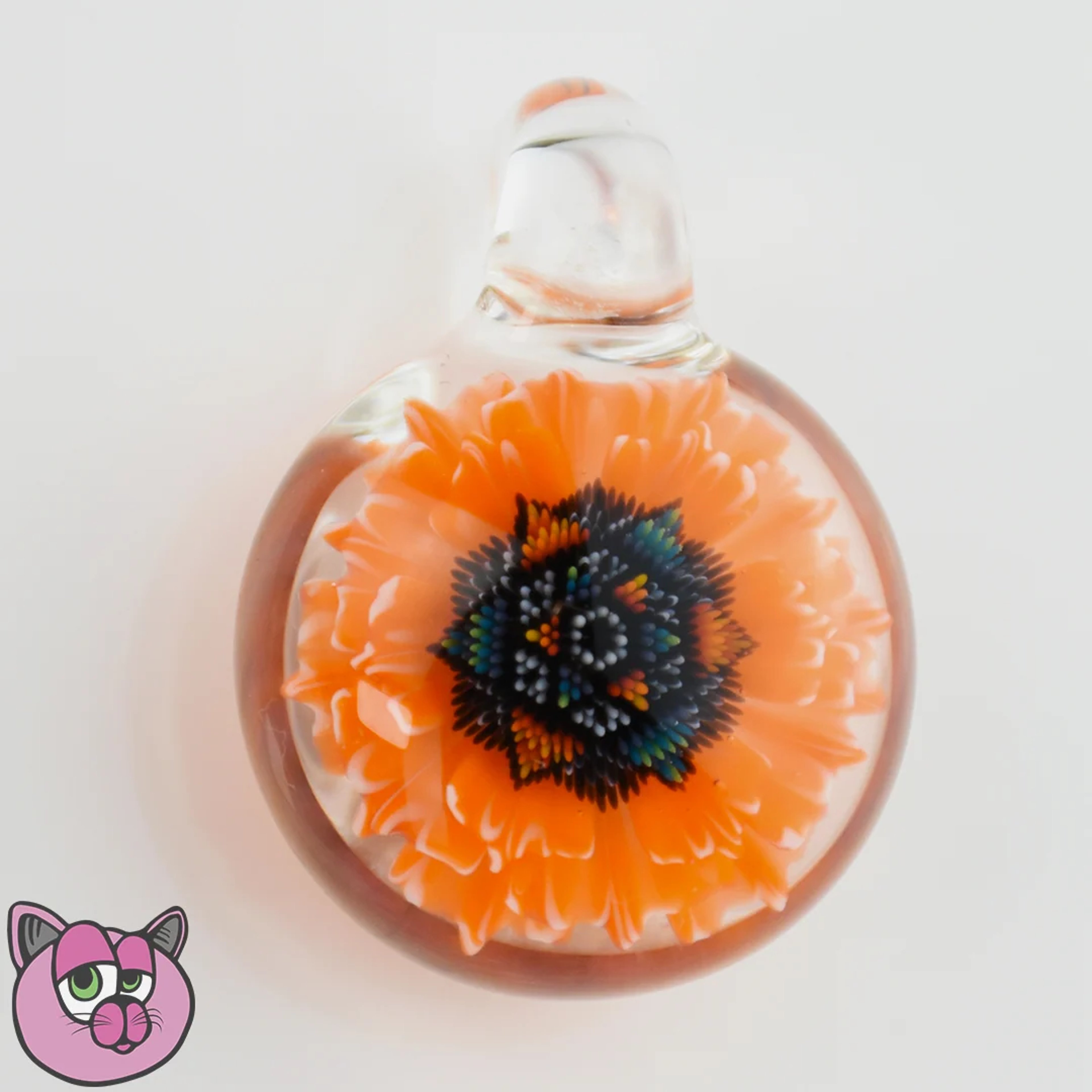 Newob Glass Dot + Implosion Pendant image 0
