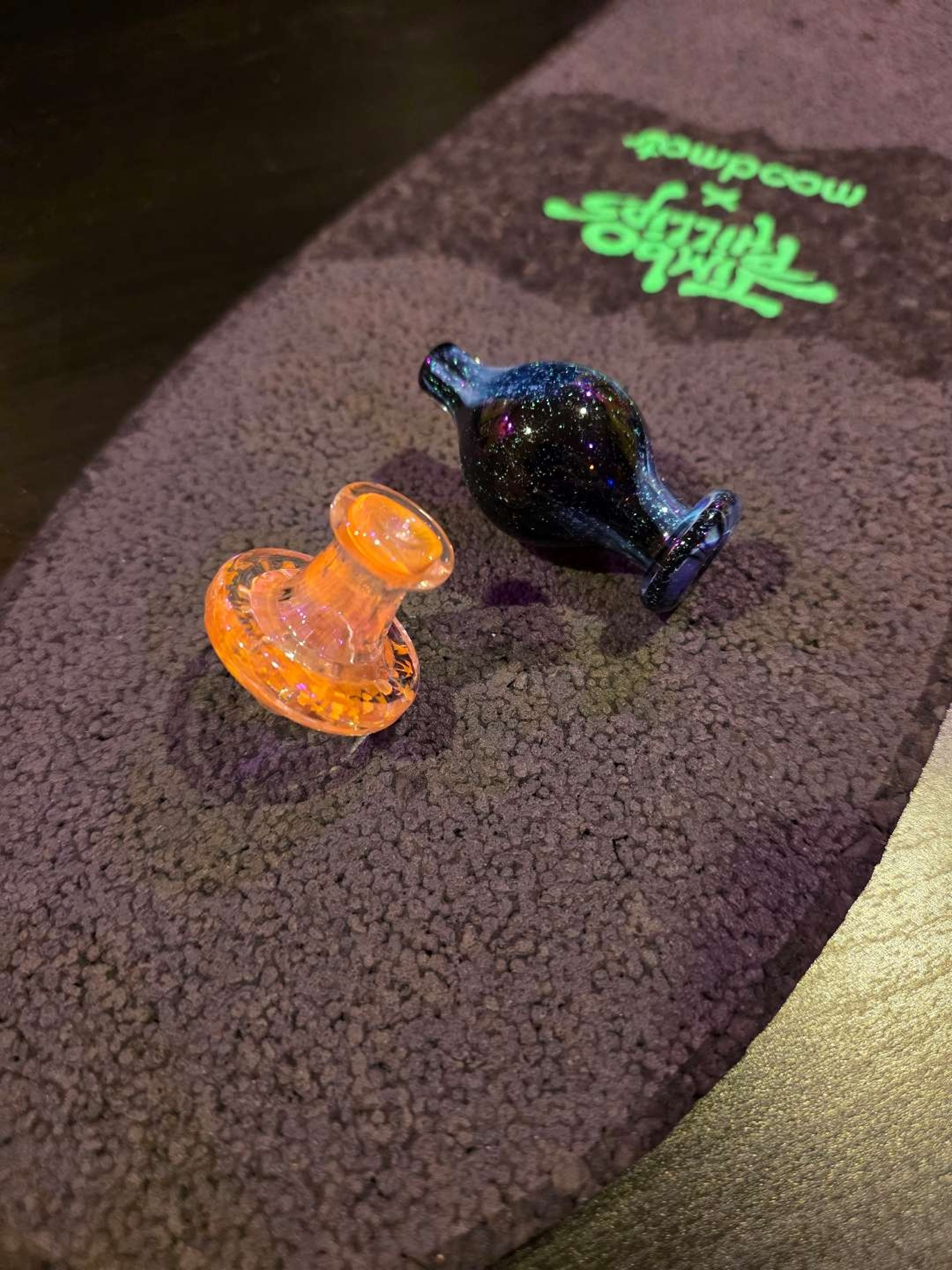 Preview pic of Ruby Pearl Co Carb Cap Pair