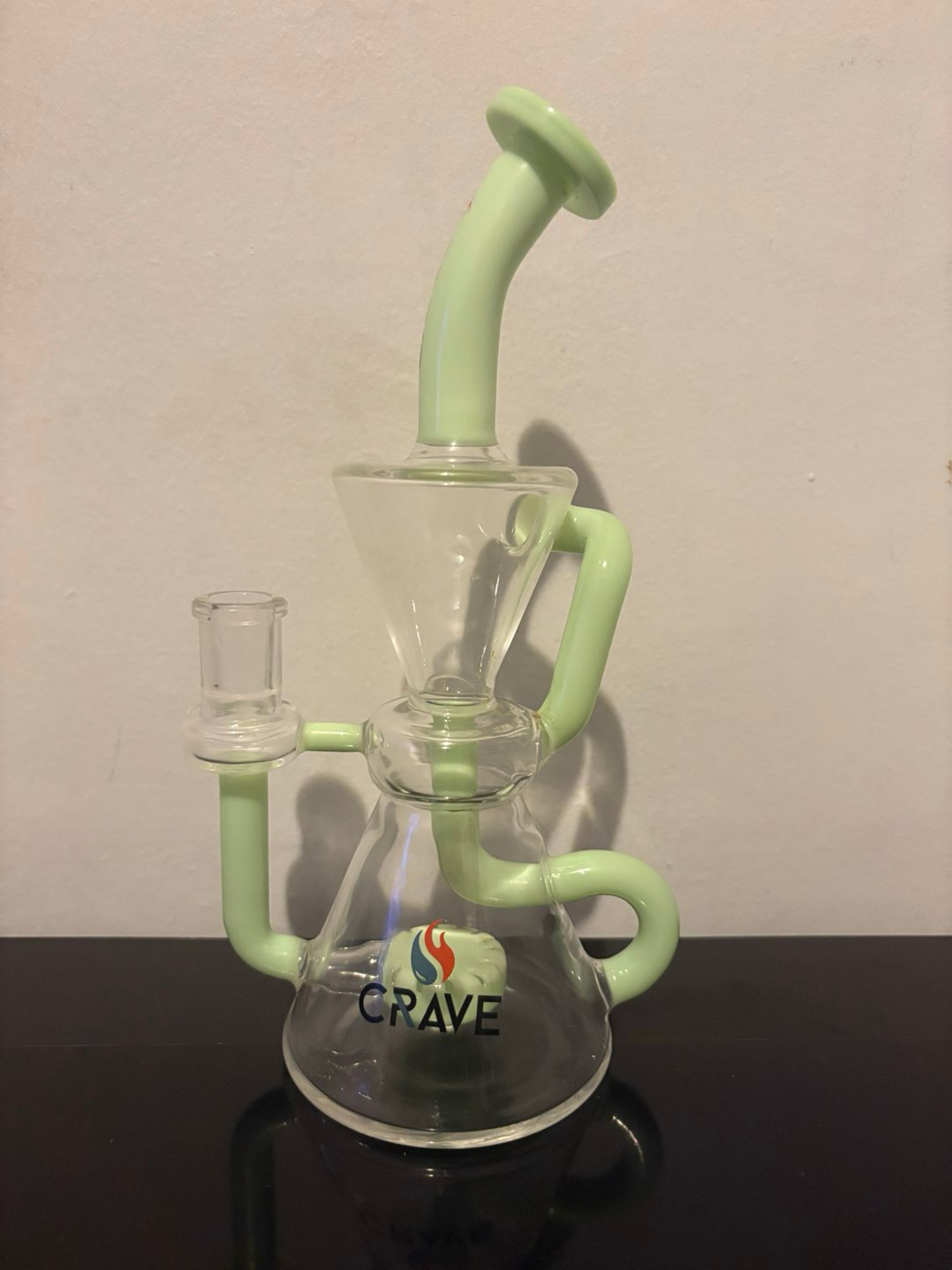 Green and clear crave recycler 14mm image 0