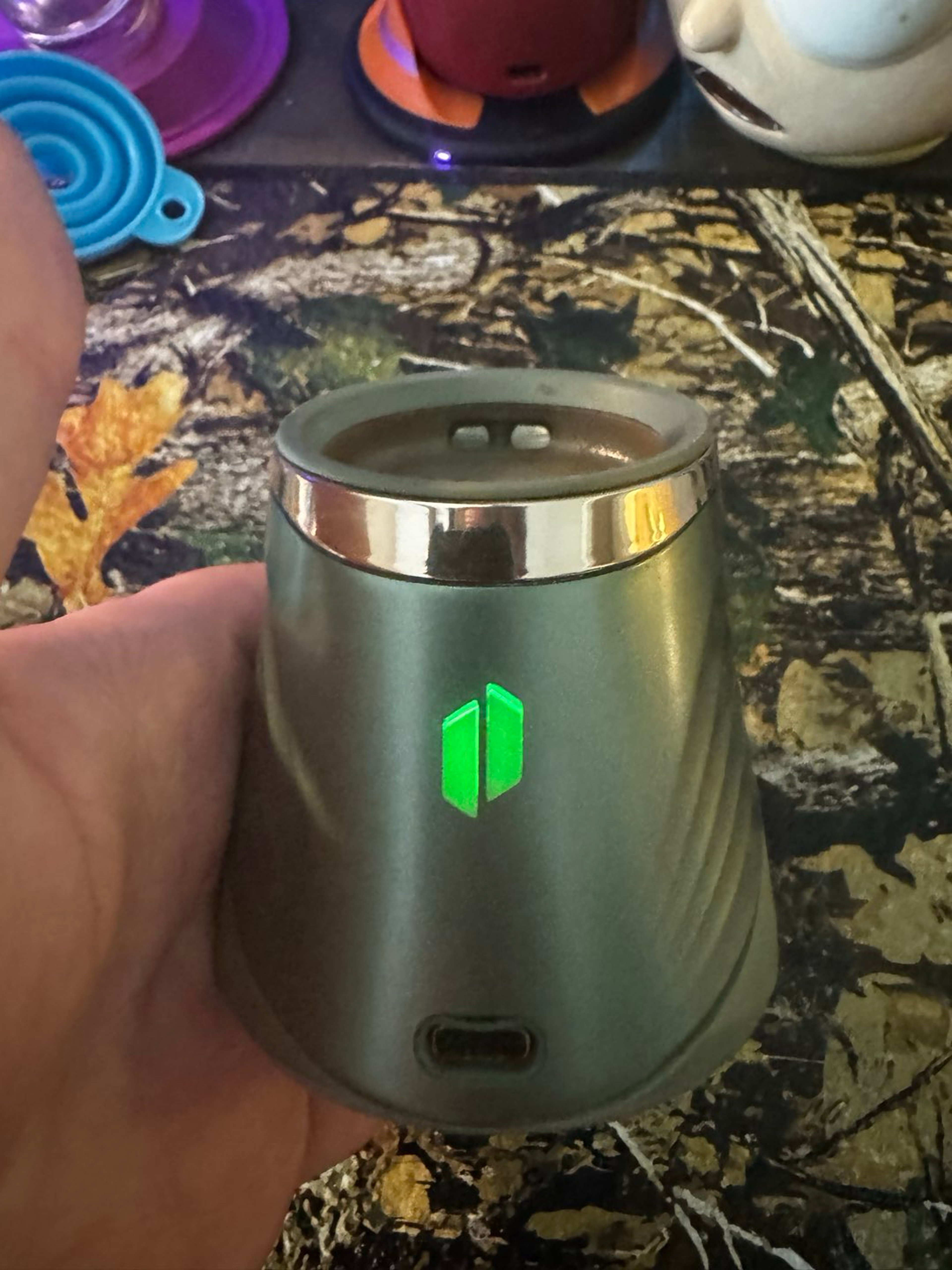 Preview pic of Puffco Peak Flourish Base + Matching Stand (No glass, just device)