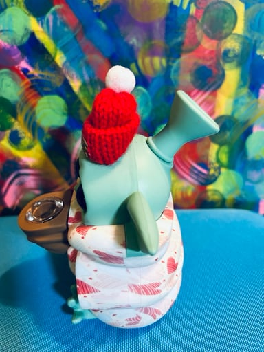Preview pic of Baby yoda glass/silicone bubbler