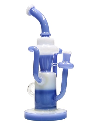 Preview pic of 10inch RecyclerGlass Water Bong 14mm bowl